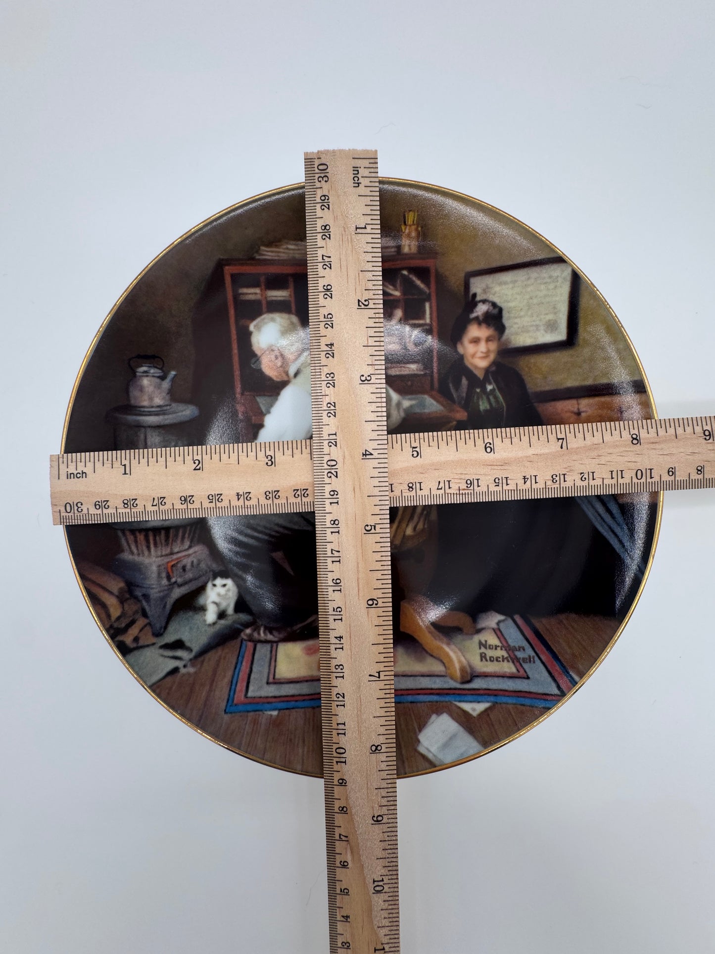 Keeping Company 1989 Norman Rockwell Collector Plate