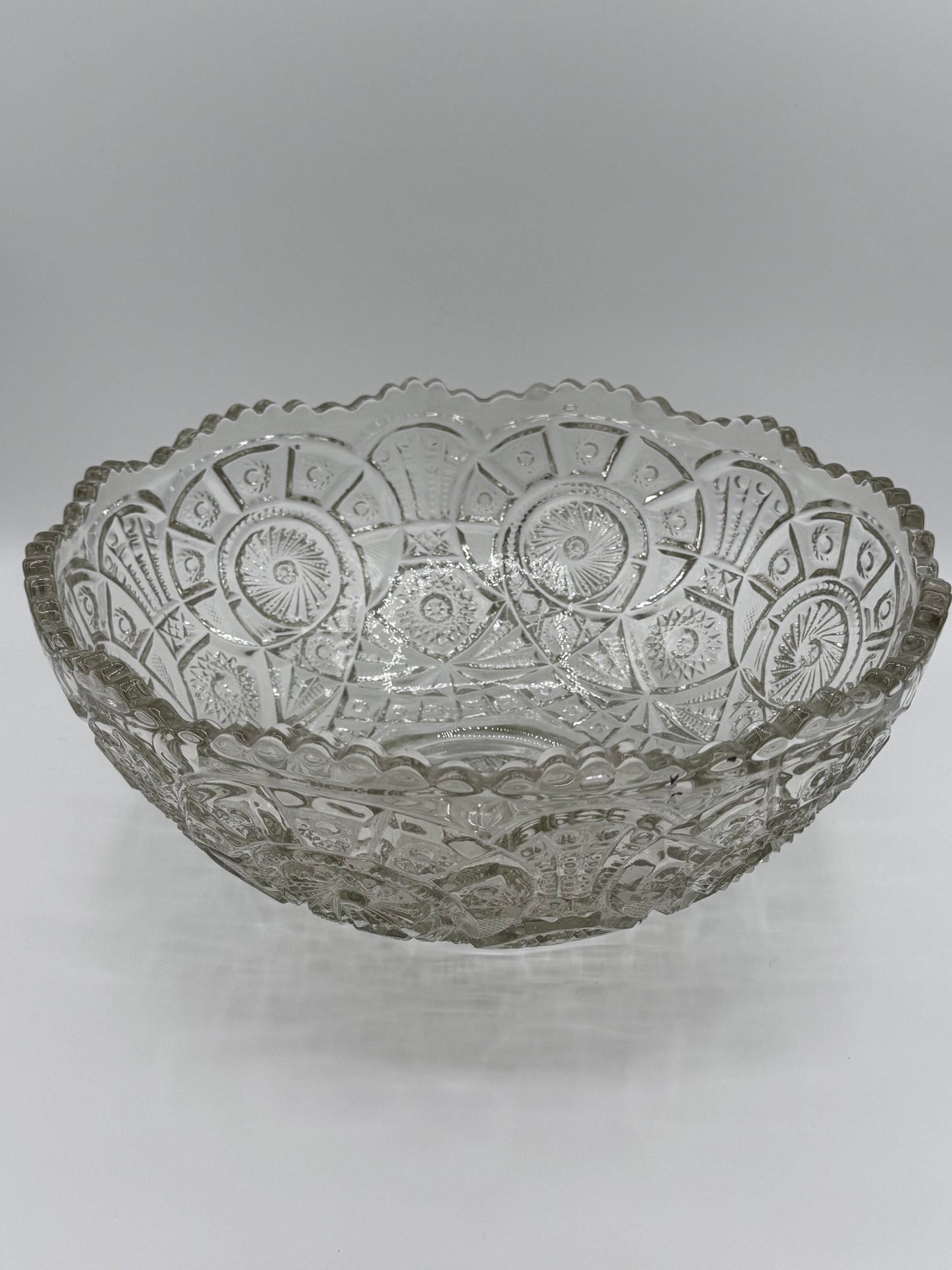 Imperial Glass Vintage 1914 Broken Arches Punch Bowl #733