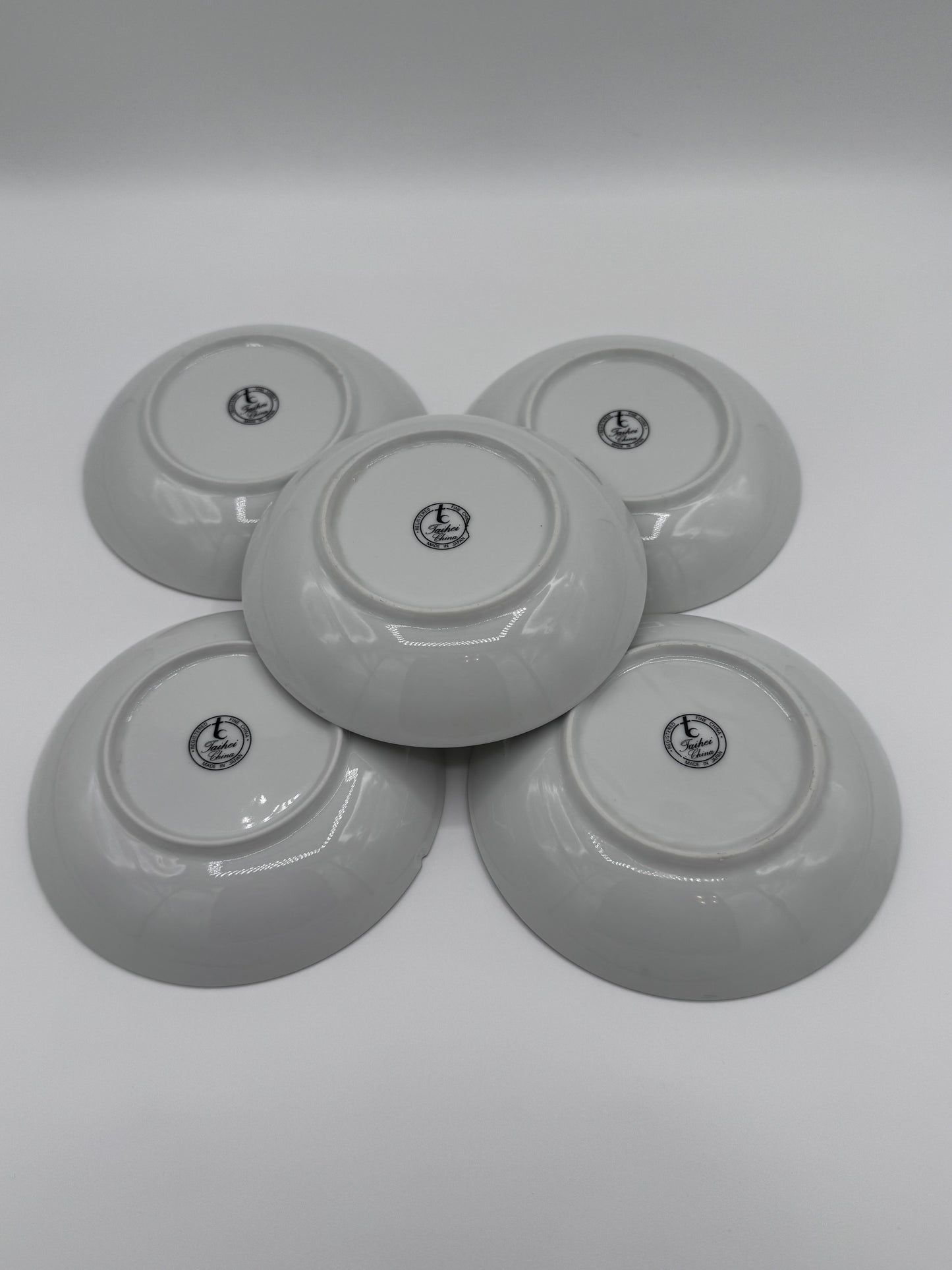 Taihei China Springtime Set of 5 Vintage Fine Dining Small Plates