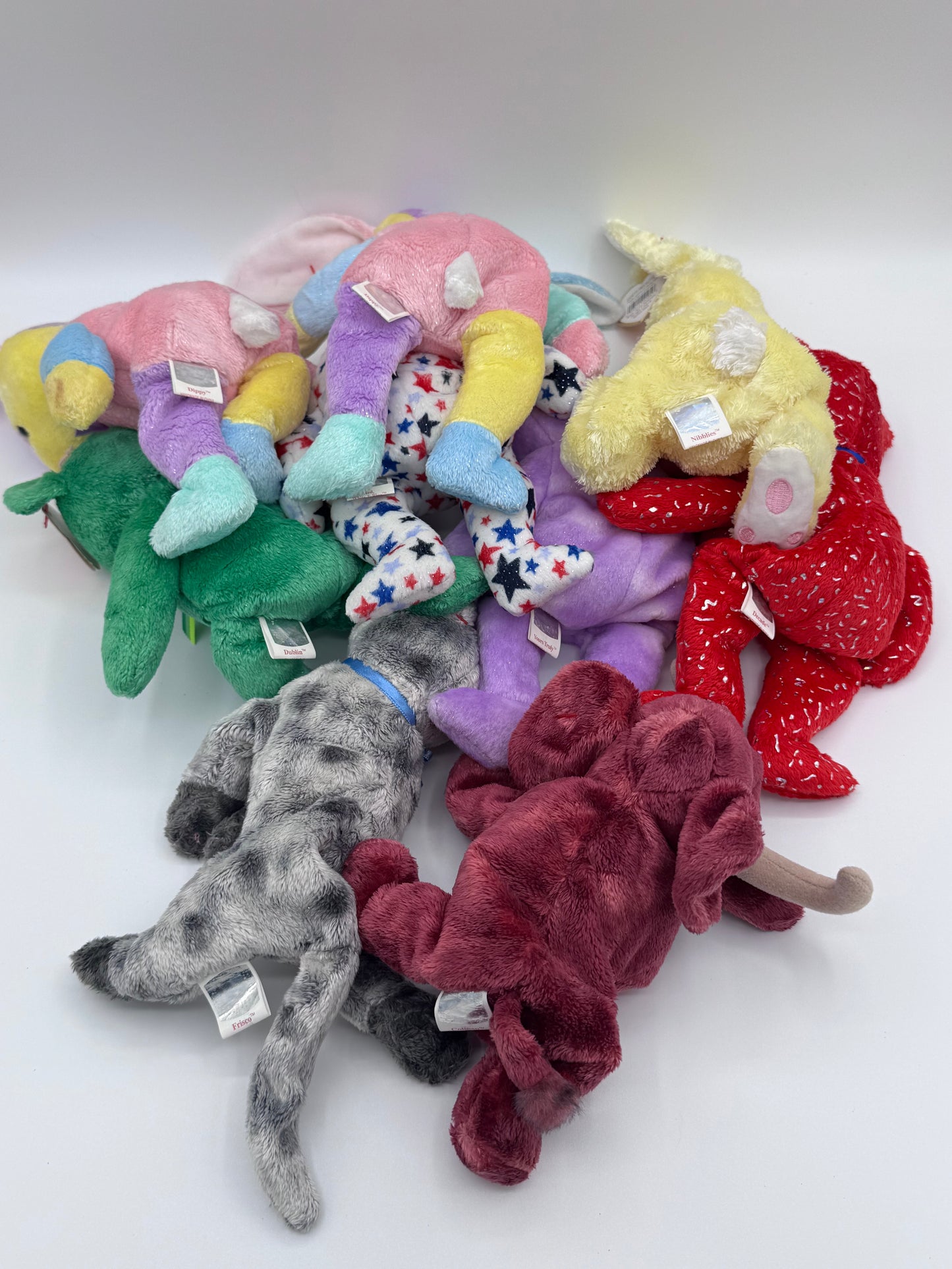Beanie Babies TY - Hang Tag 11th Gen & Tush Tag 12th Gen Set of 9