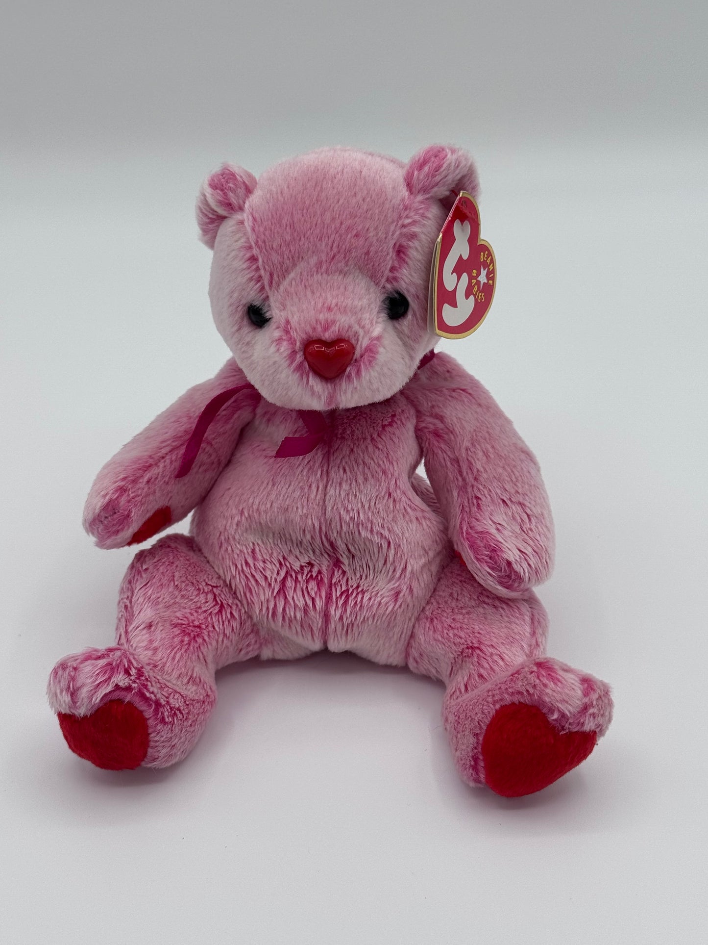 Beanie Baby TY - Romance Bear Hang Tag 9th Gen & Tush Tag 11th Gen