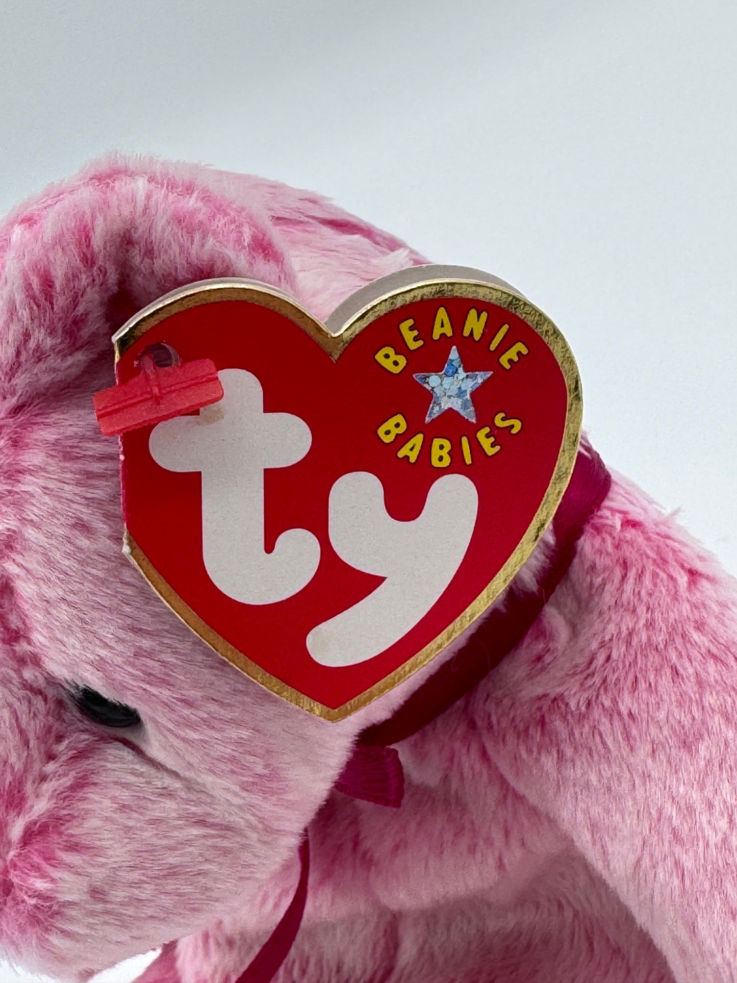 Beanie Baby TY - Romance Bear Hang Tag 9th Gen & Tush Tag 11th Gen