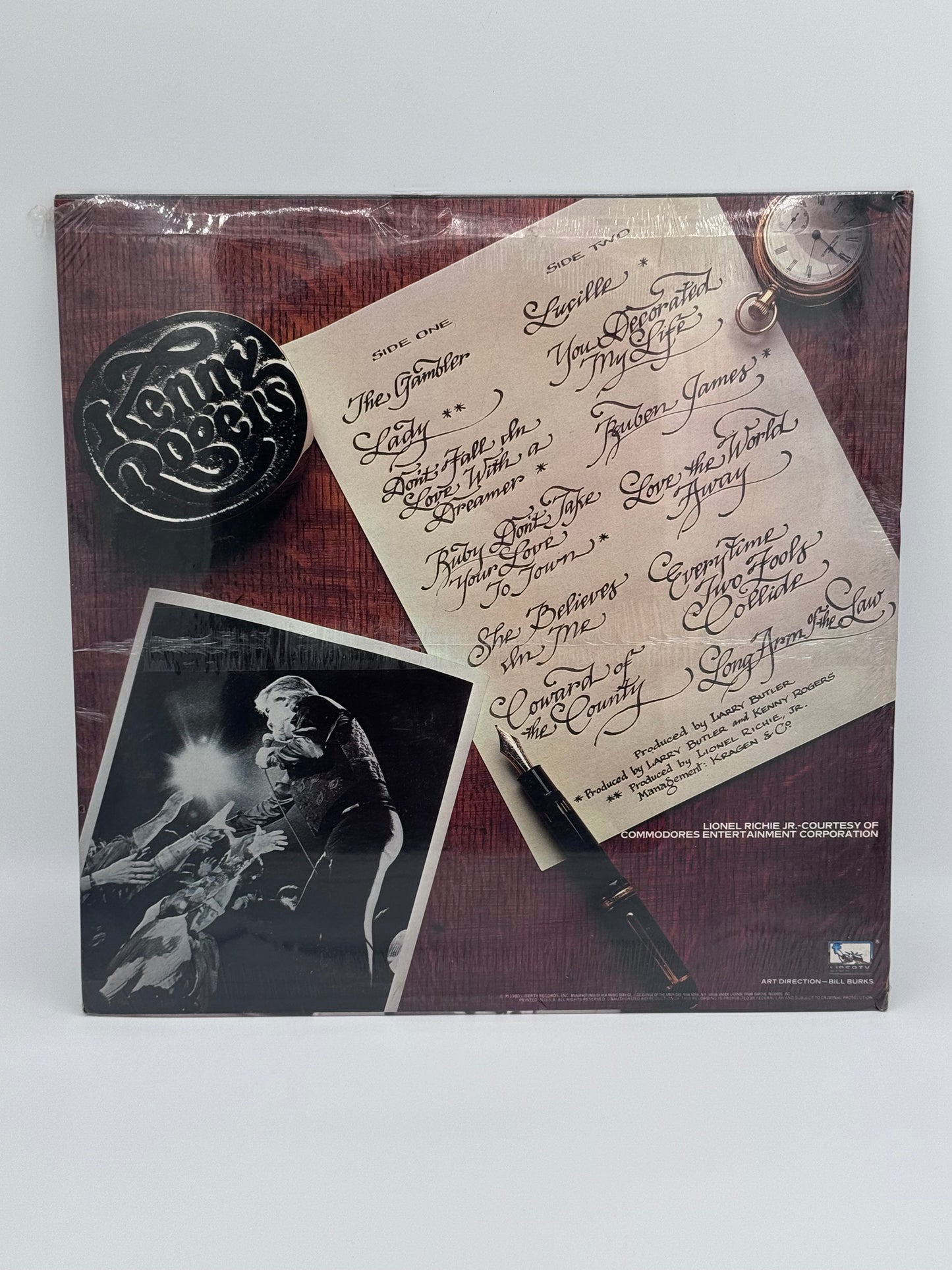 Kenny Rogers Greatest Hits Factory Sealed 1980 Vinyl Record