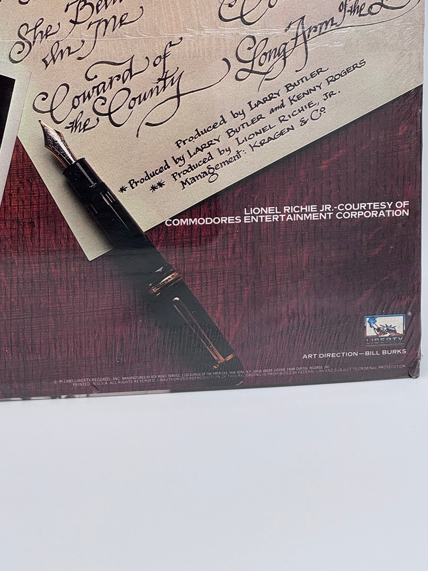 Kenny Rogers Greatest Hits Factory Sealed 1980 Vinyl Record
