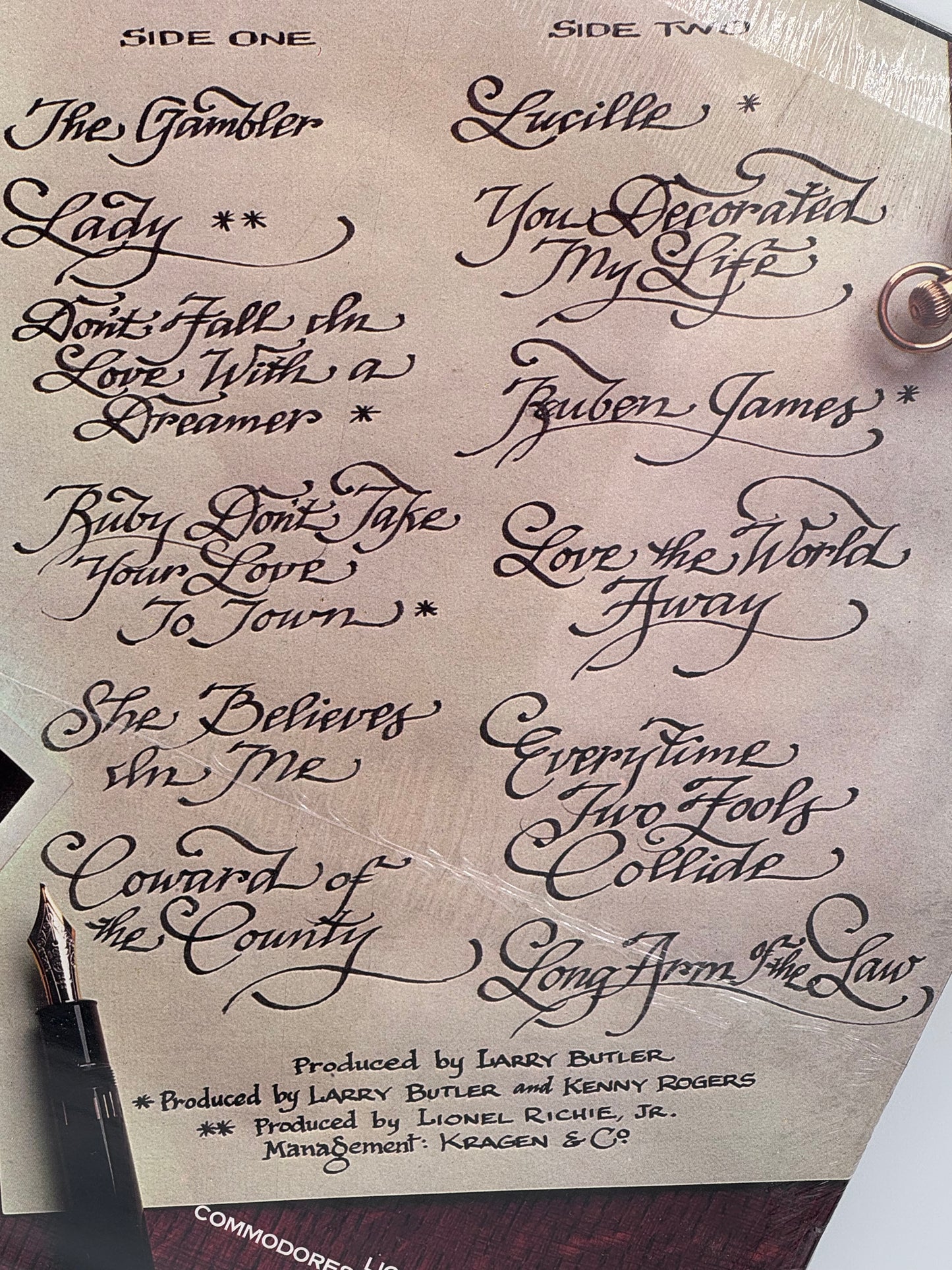 Kenny Rogers Greatest Hits Factory Sealed 1980 Vinyl Record