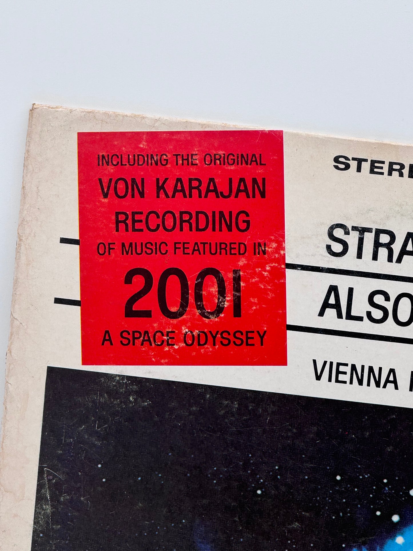Strauss Also Sprach Zarathustra Vienna Philharmonic Orchestra OP 30 Vintage Vinyl Record 1959