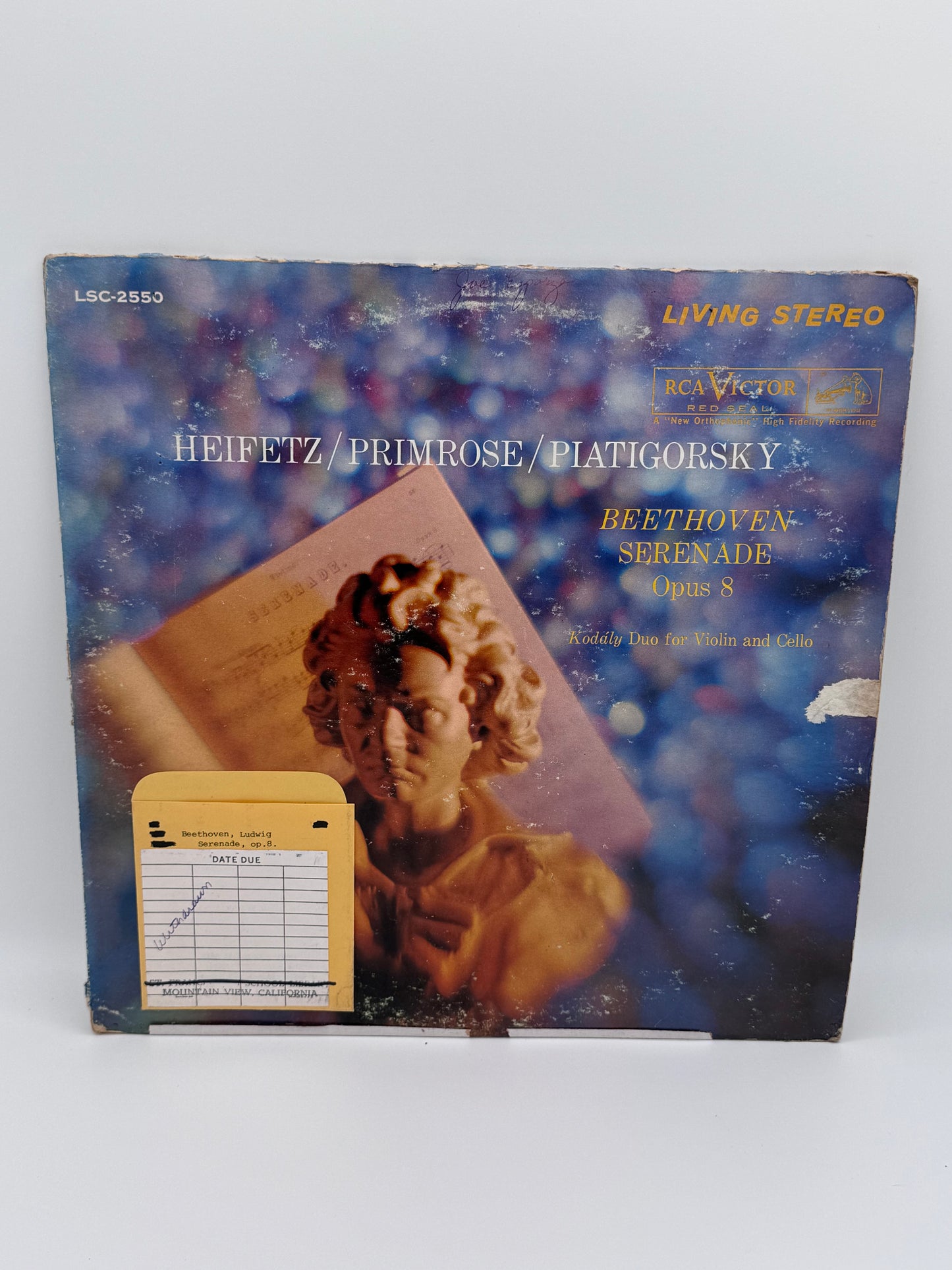 Beethoven: Serenade Opus 8 & Kodály: Duo for Violin and Cello 1961 Vintage Vinyl Record