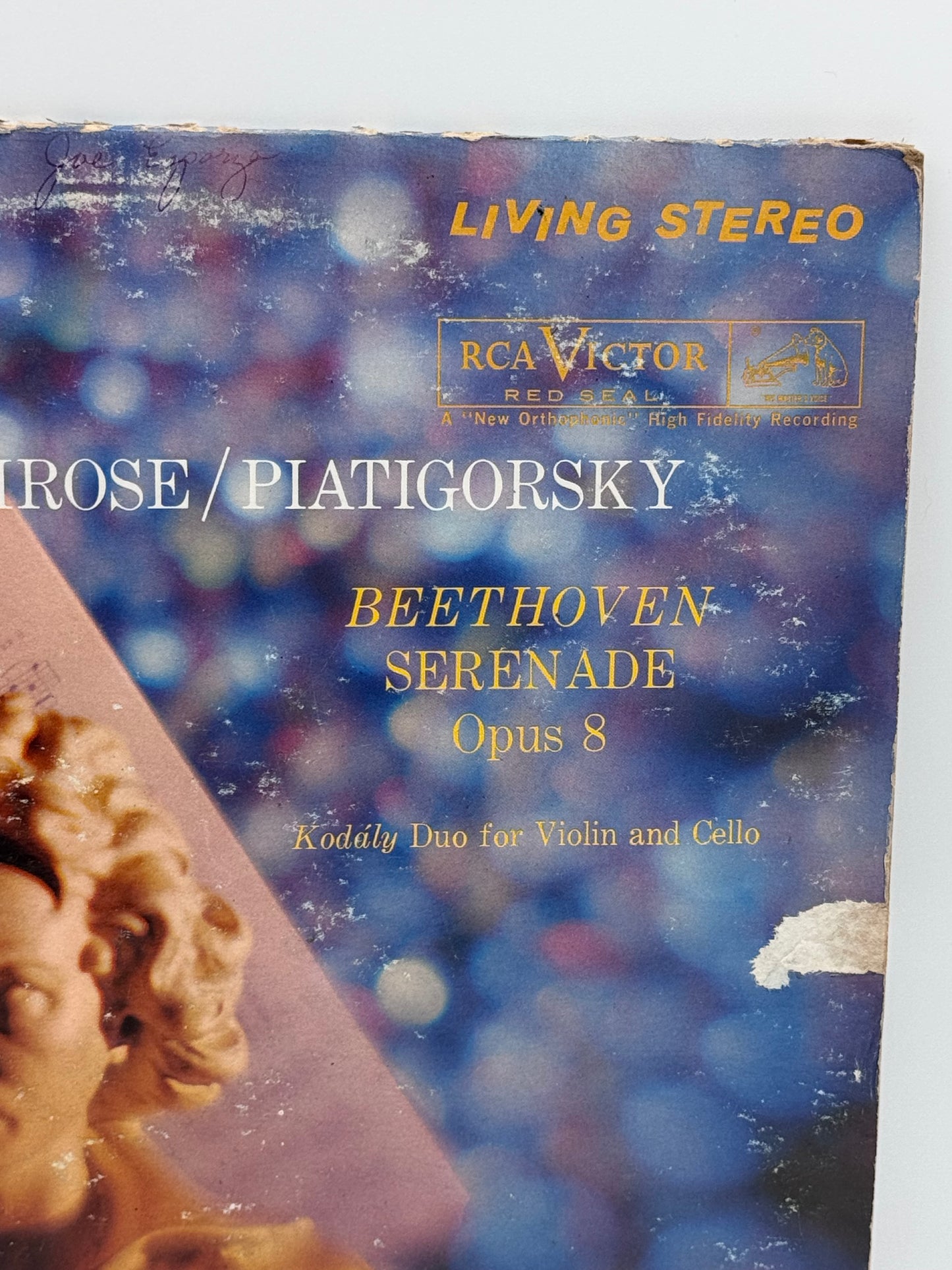 Beethoven: Serenade Opus 8 & Kodály: Duo for Violin and Cello 1961 Vintage Vinyl Record