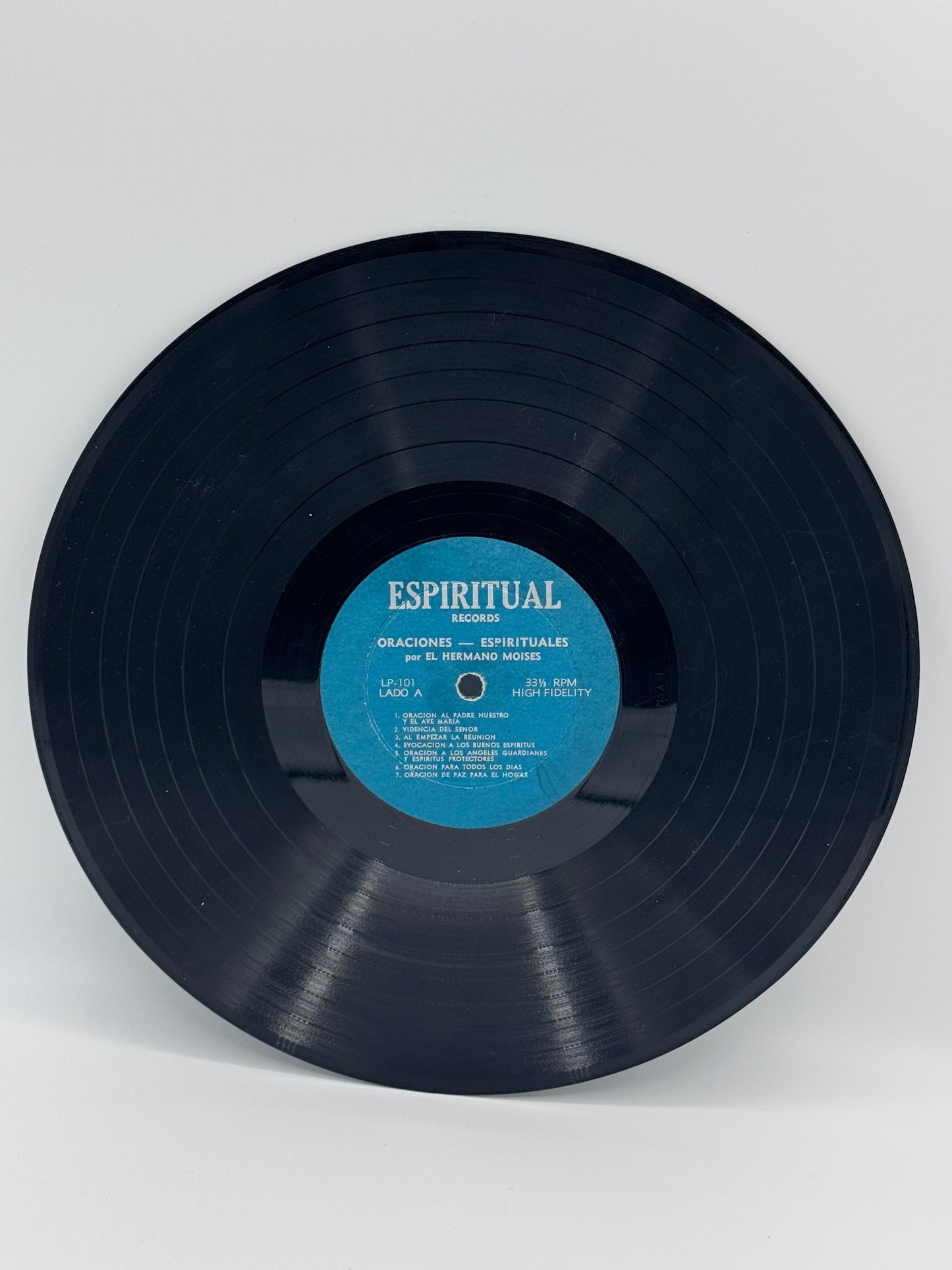 Oraciones Espirituales Hermano Moises Vintage Vinyl Record