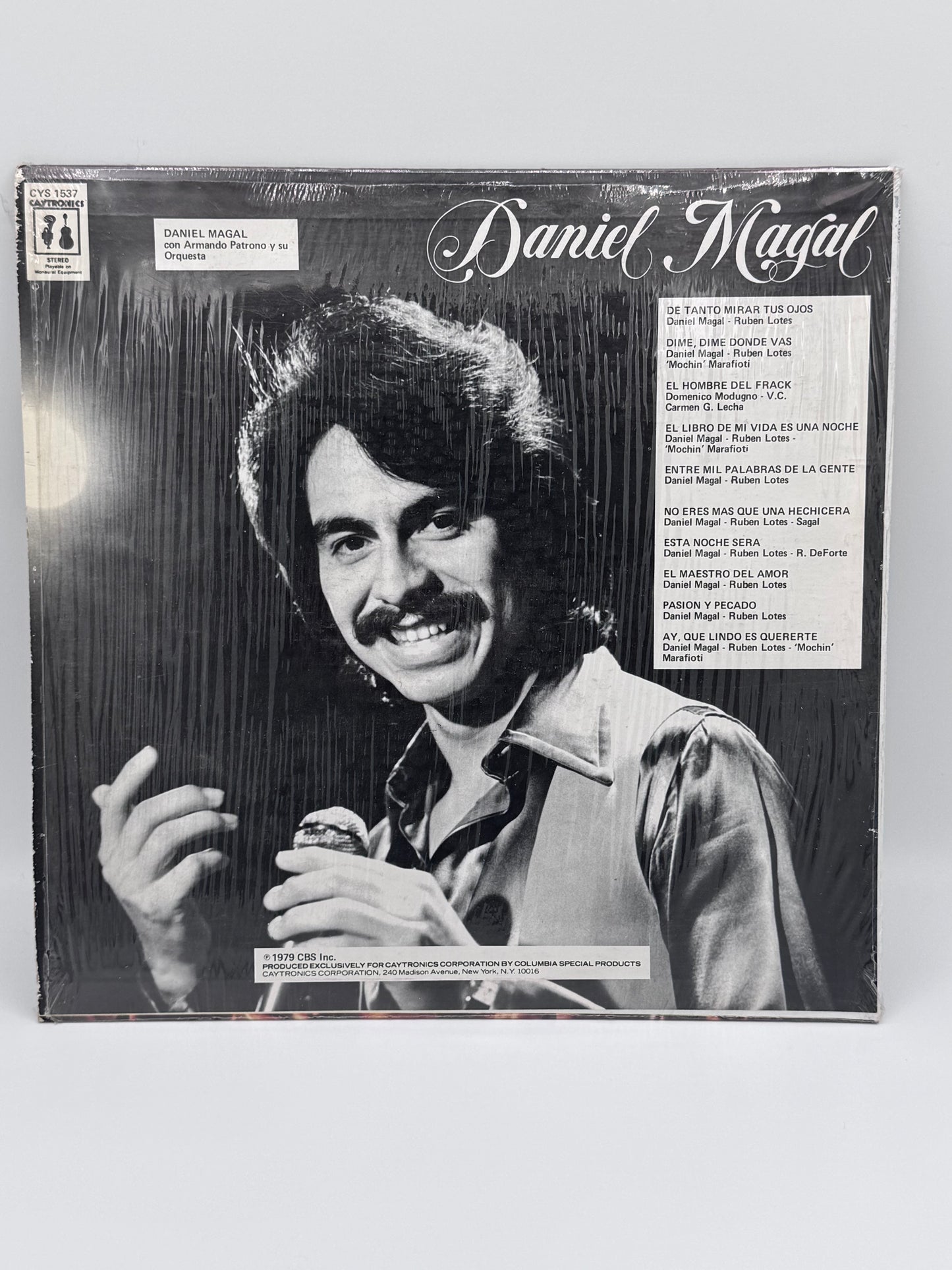 Daniel Magal Con Armando Patrono y su Orquesta 1979 Vintage Vinyl Record
