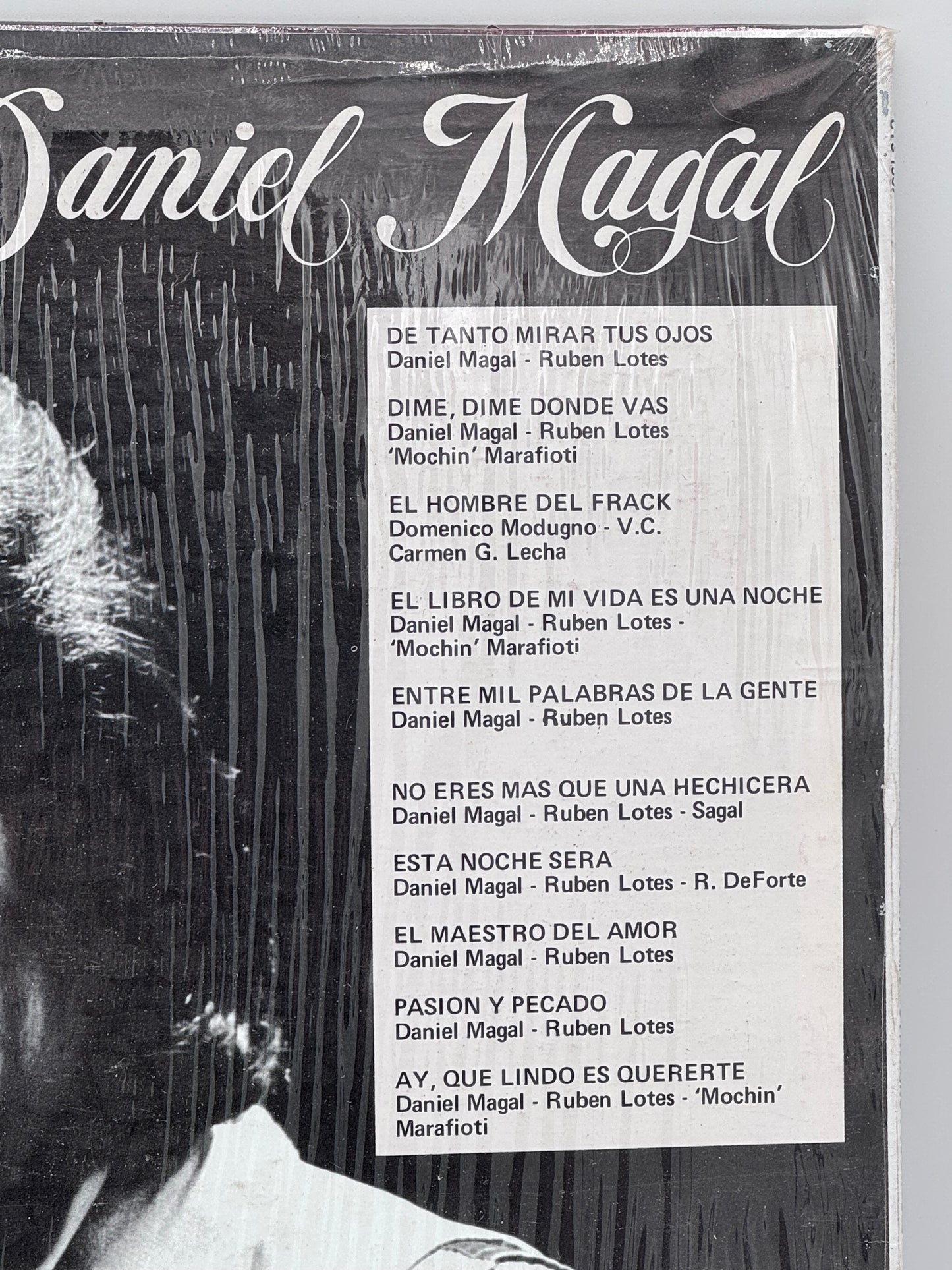 Daniel Magal Con Armando Patrono y su Orquesta 1979 Vintage Vinyl Record