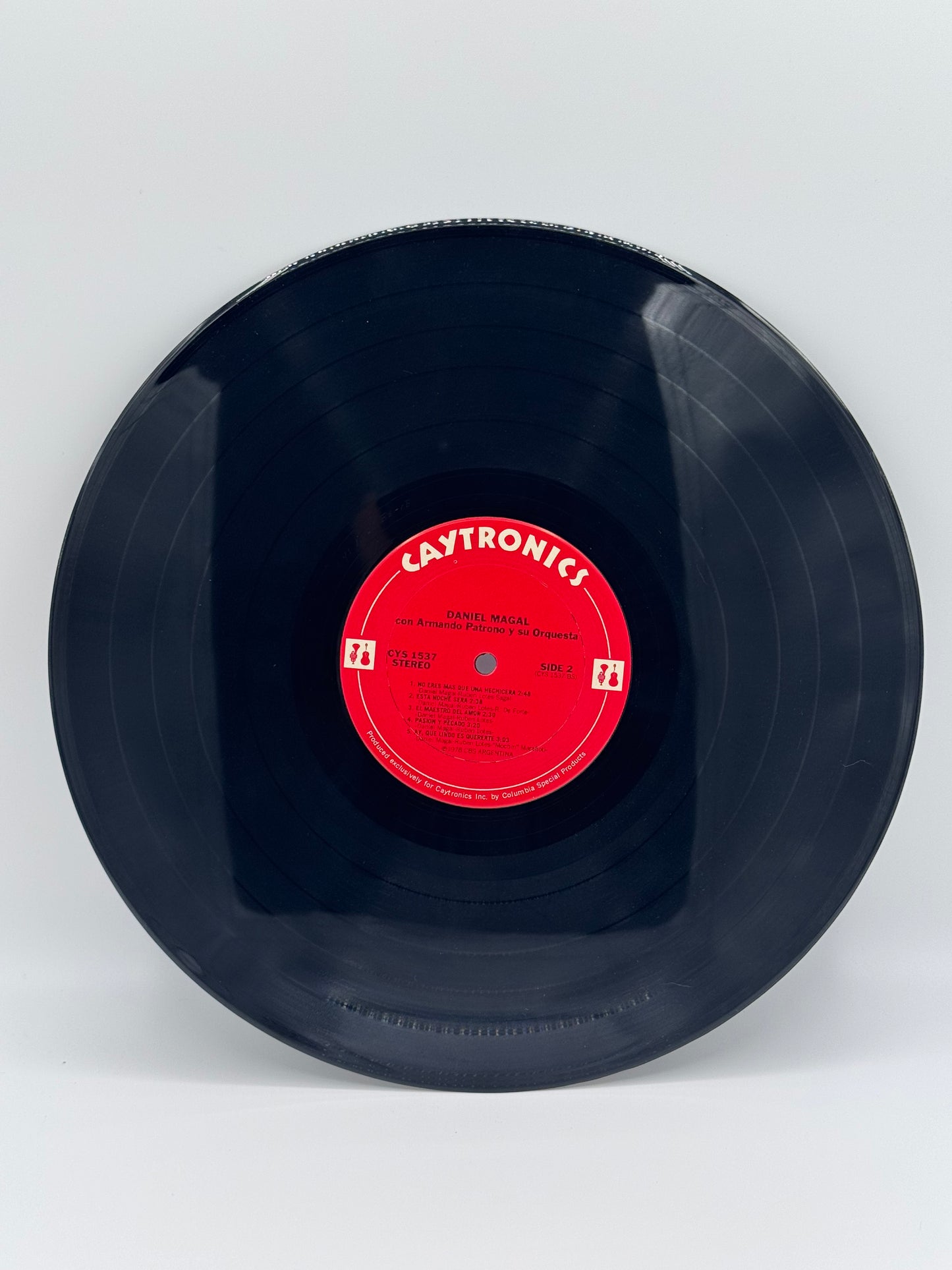 Daniel Magal Con Armando Patrono y su Orquesta 1979 Vintage Vinyl Record