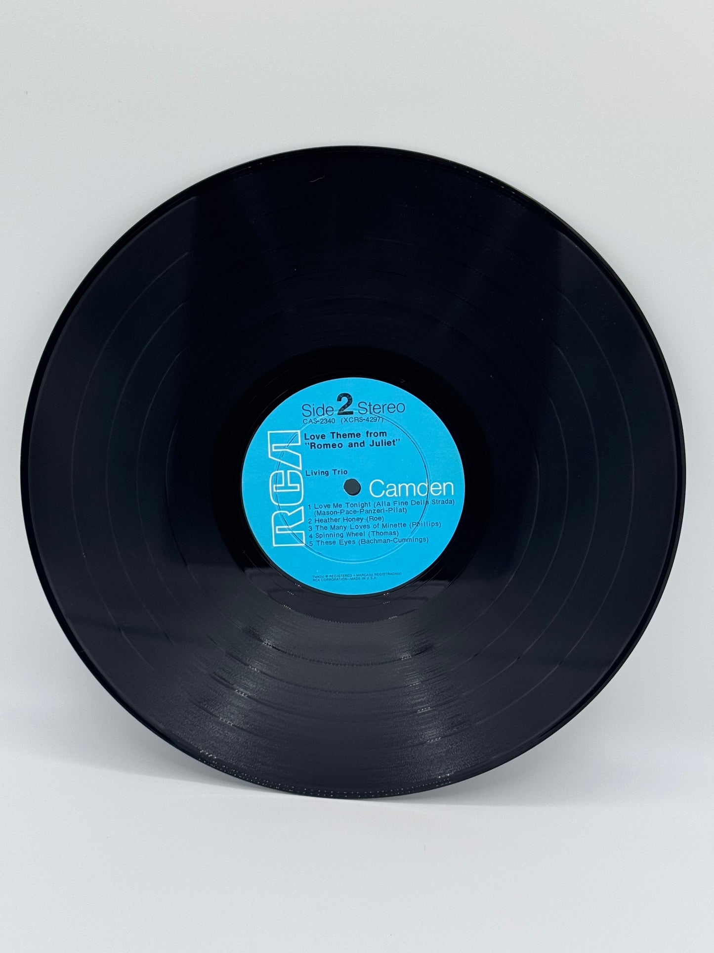 Love Theme from Romeo and Juliet Living Trio 1969 Vintage Vinyl Record