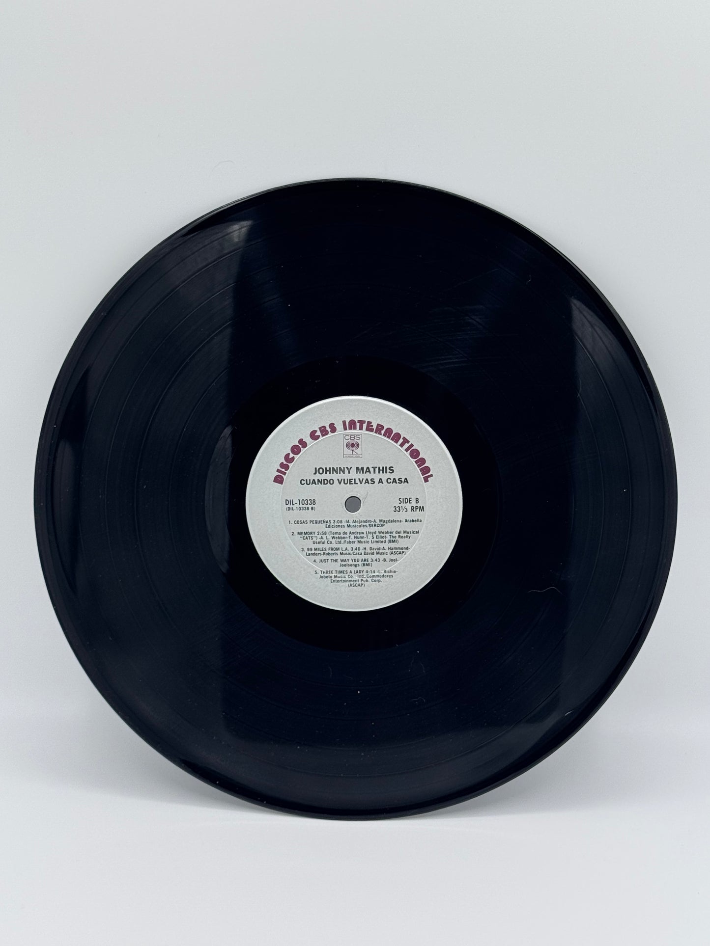 Johnny Mathis Cuando Vuelvas A Casa Vintage 1983 Vinyl Record