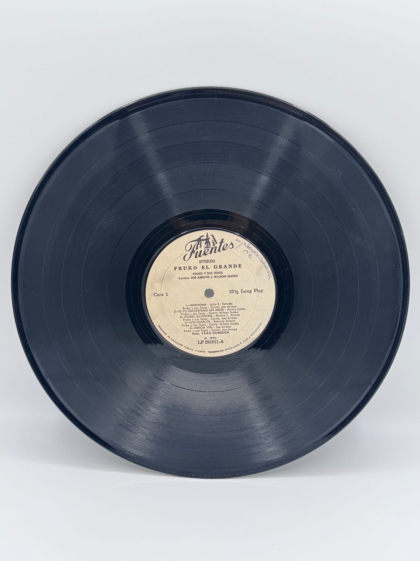 Fruko El Grande Fruko y sus Tesos 1969 Vintage Vinyl Record