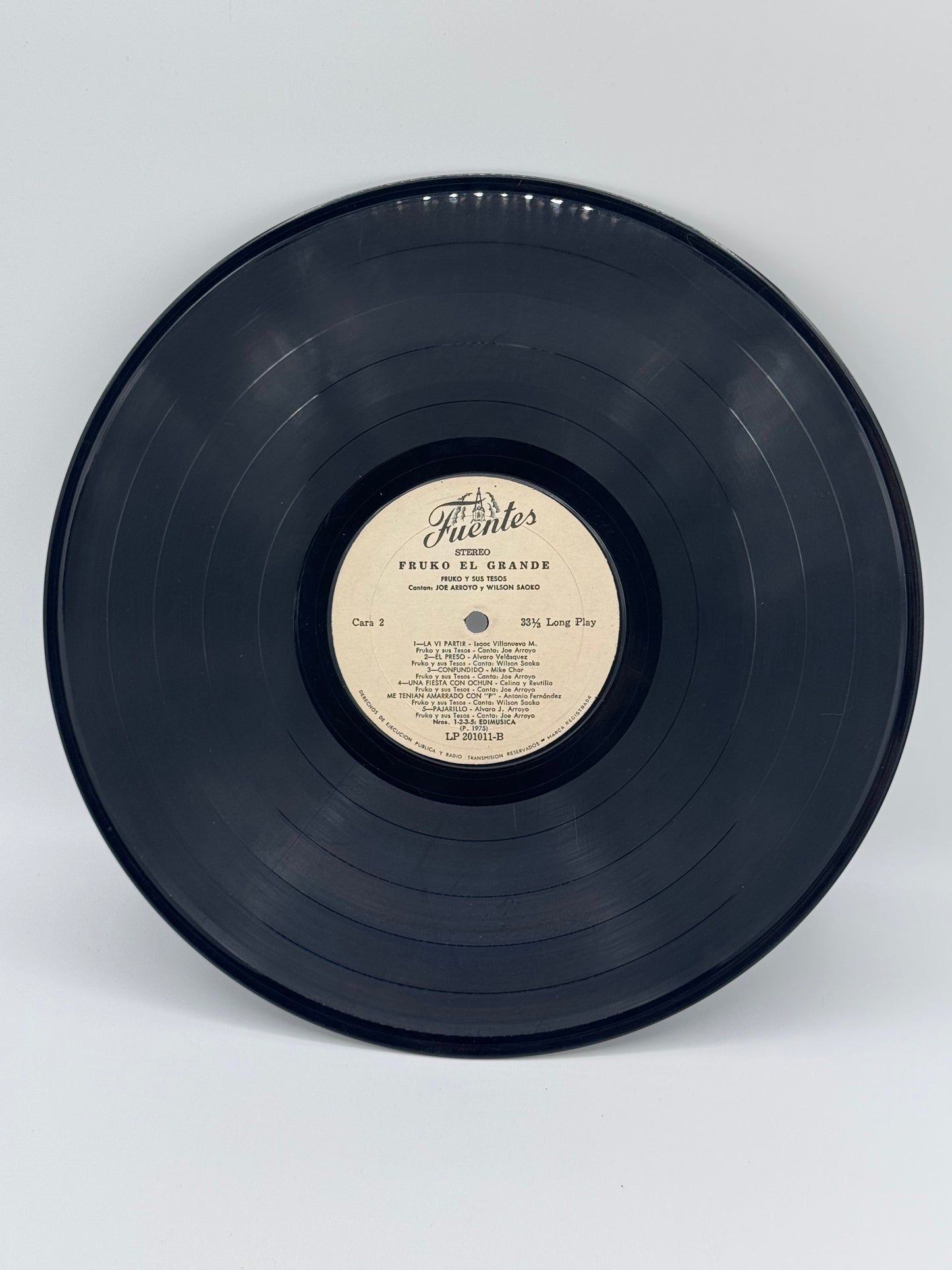 Fruko El Grande Fruko y sus Tesos 1969 Vintage Vinyl Record