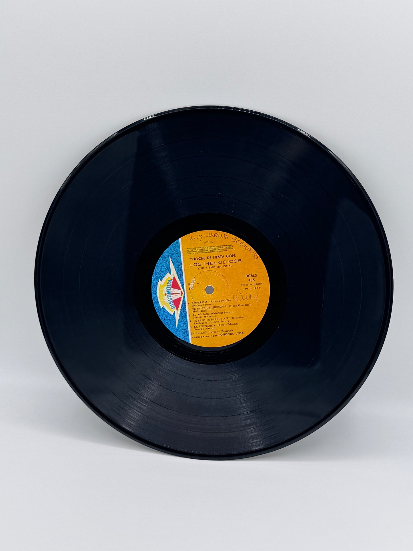 Noche de Fiesta con Los Melódicos y su ritmo sin igual 1979 Vintage Vinyl Record