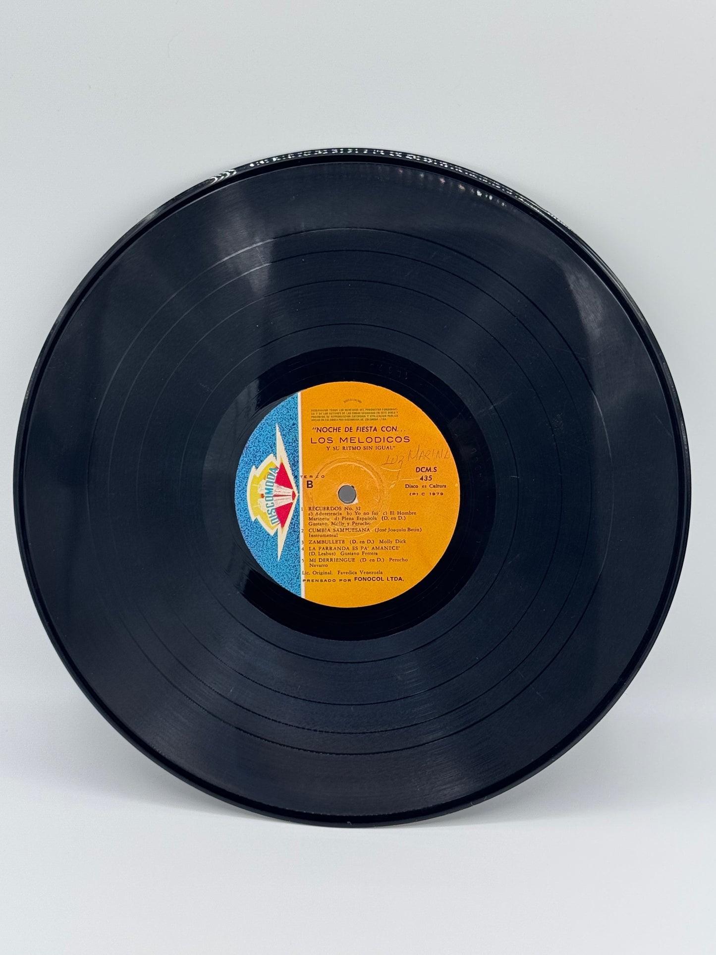Noche de Fiesta con Los Melódicos y su ritmo sin igual 1979 Vintage Vinyl Record