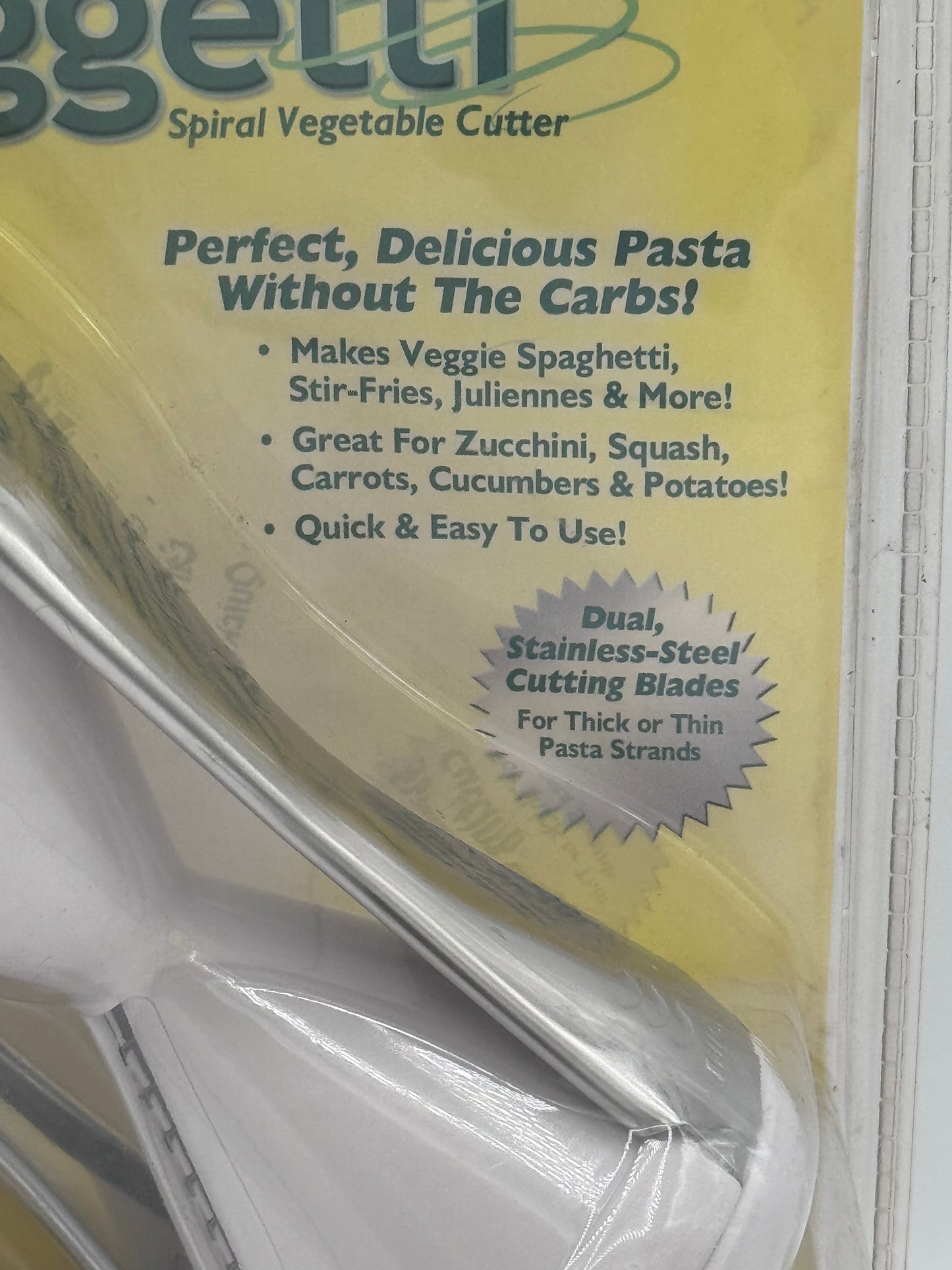 Veggetti Spiral Vegetable Slicer As Seen on TV Veggie Pasta Slicer