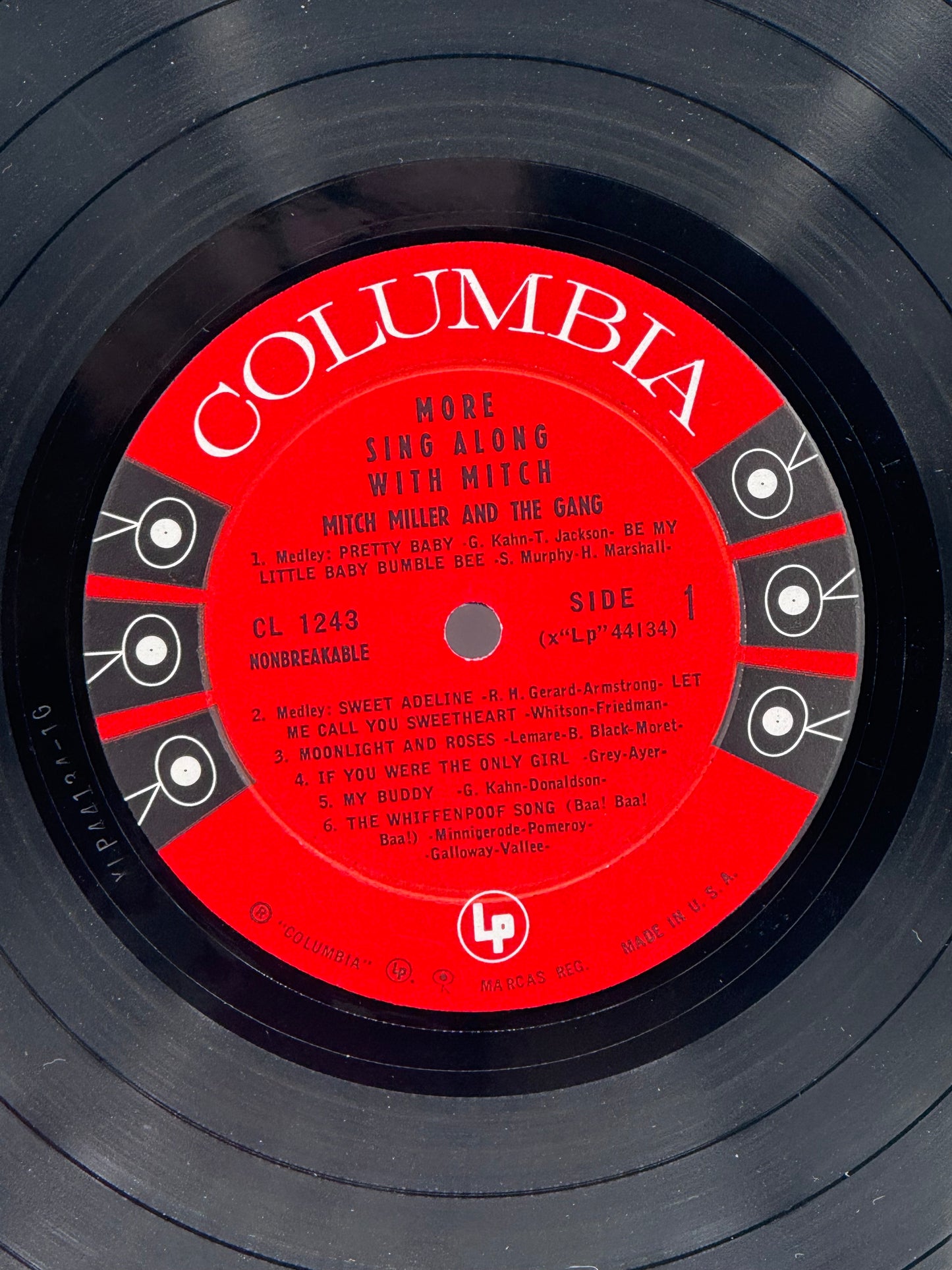 More Sing Along with Mitch, Mitch Miller and the Gang 1958 Vintage Vinyl Record