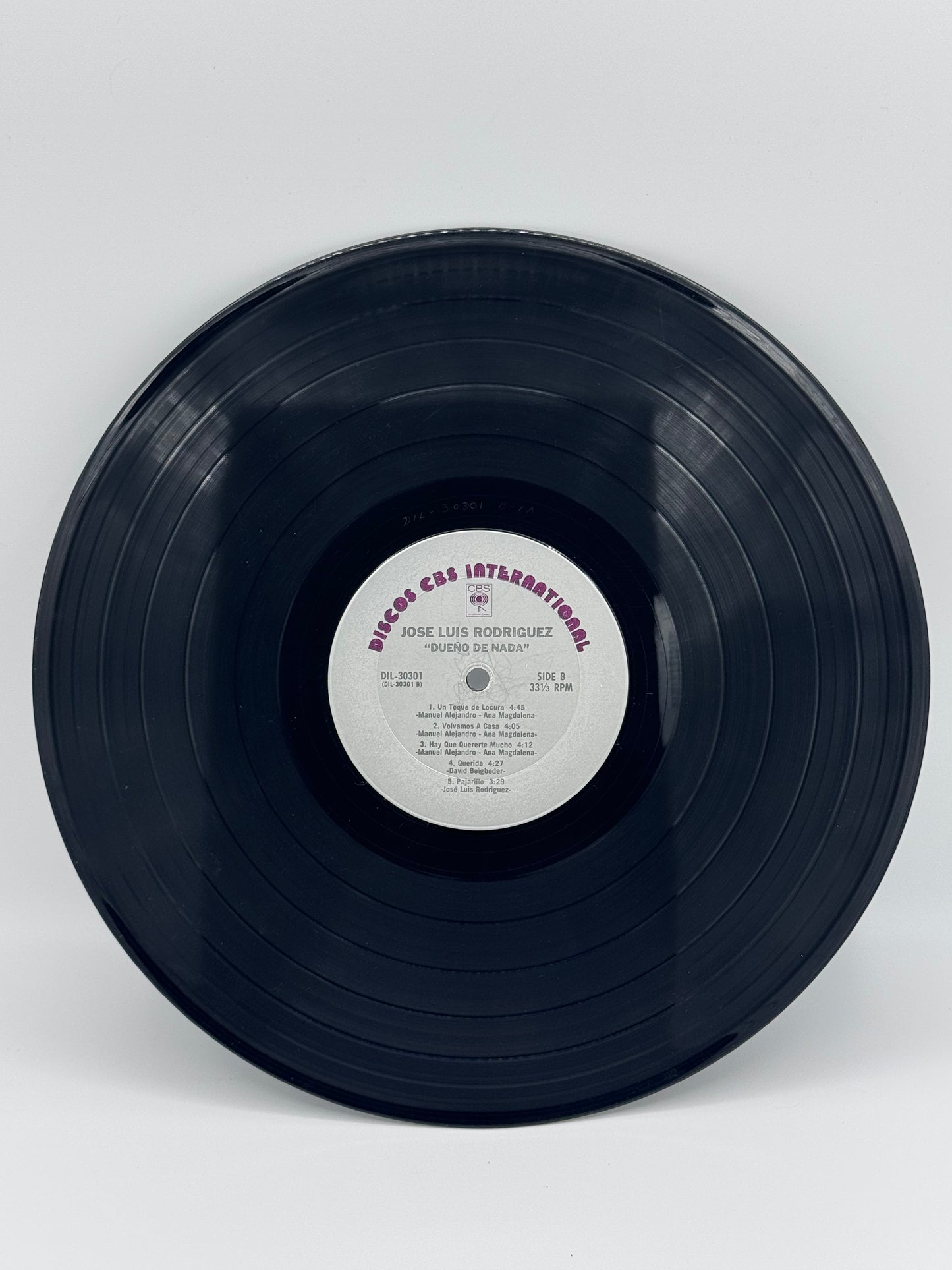 Dueno de Nada Jose Luis Rodriguez 1982 Vintage Vinyl Record
