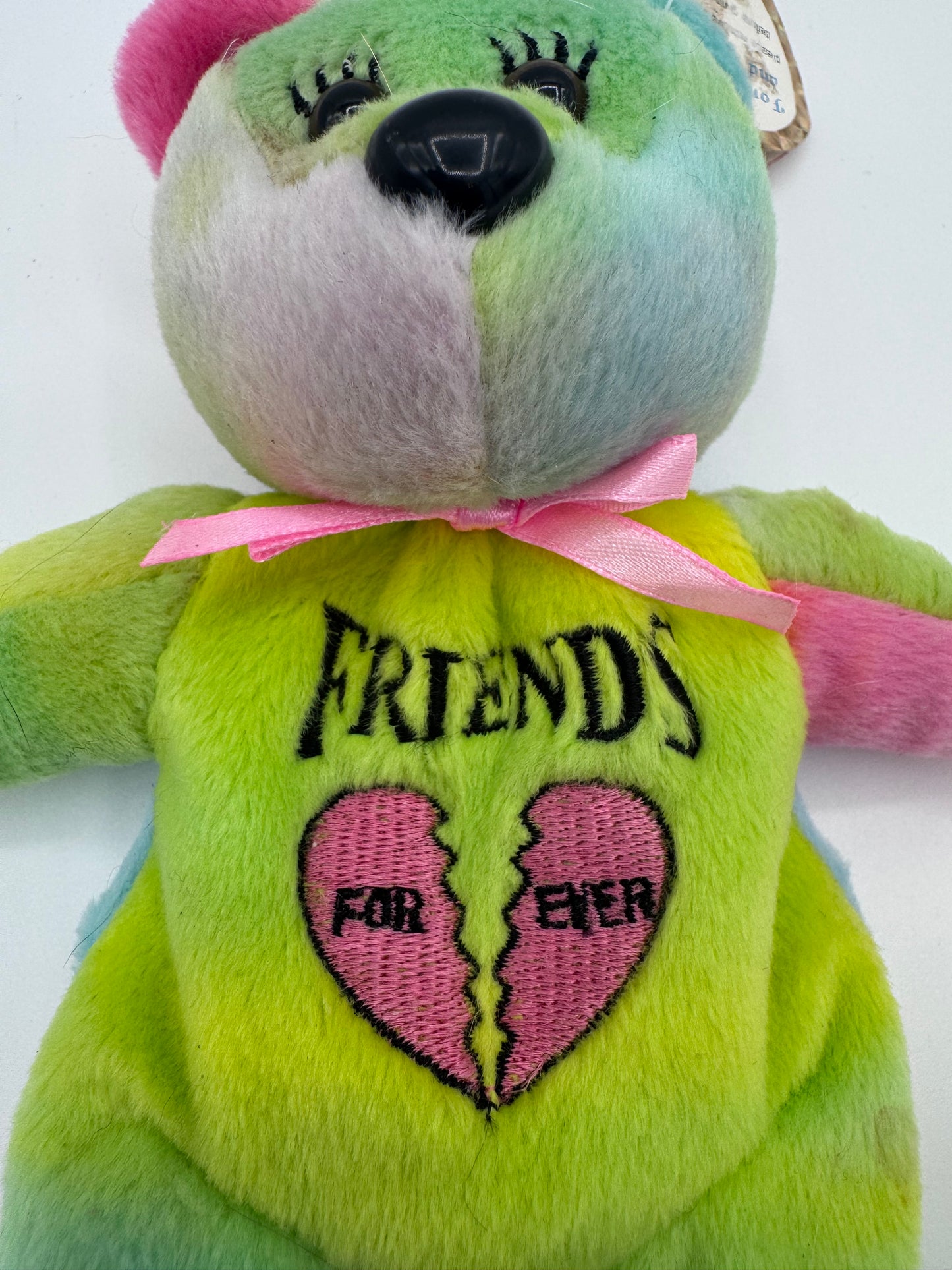 Friends TV Show Celebrity Tie Dye Bean Bear 2000