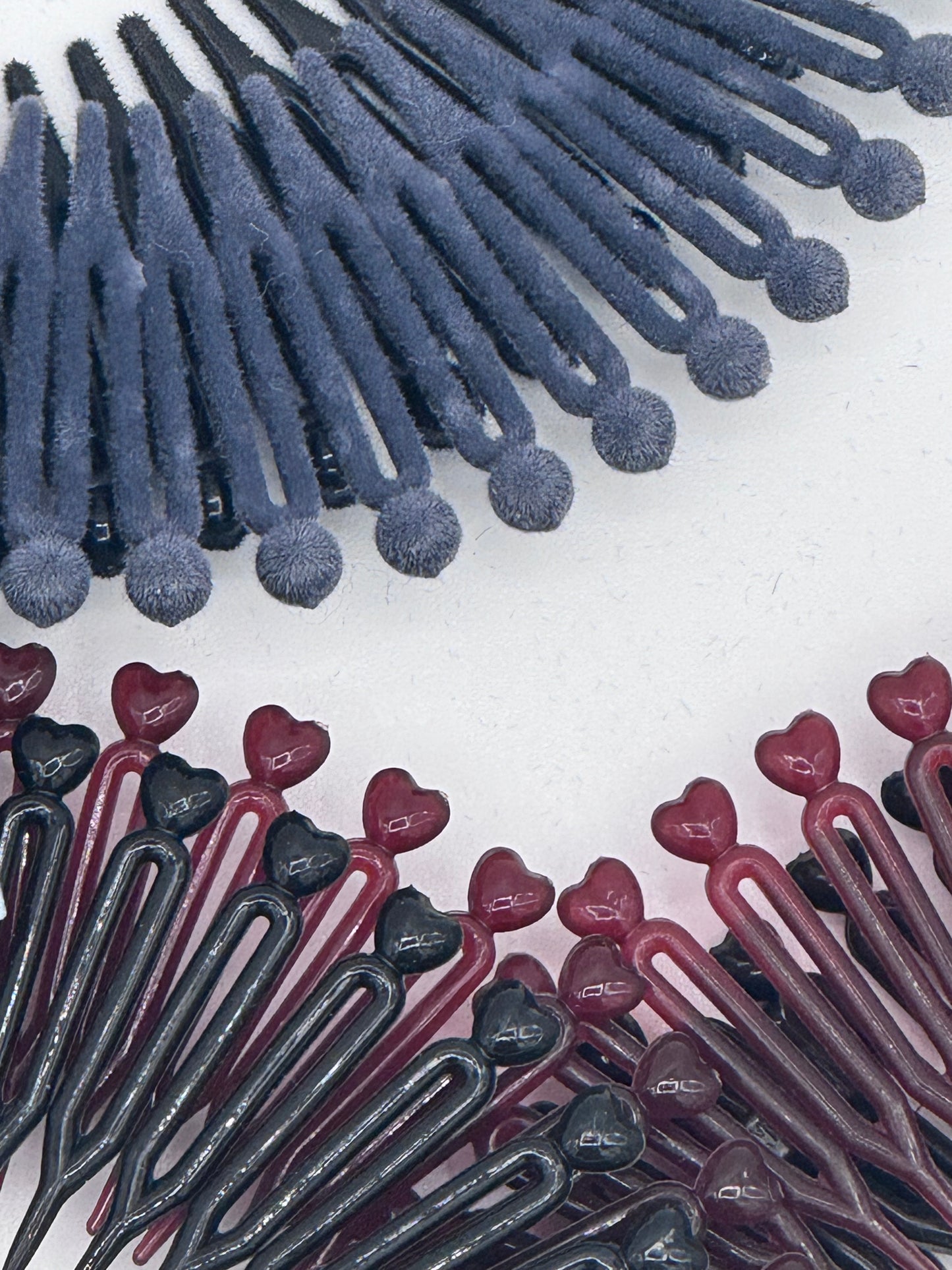 Mystery Mixed Lot of 14 90’s Retro Flexible Stretch Hair Combs Teeth Headband