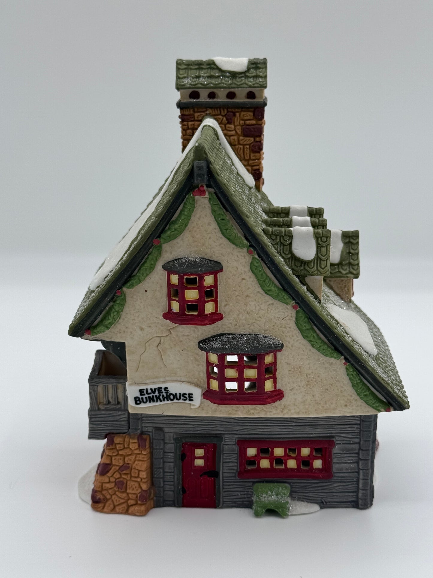 Heritage Village Collection North Pole Series Elf Bunkhouse Vintage 1990 Dept 56 Christmas House