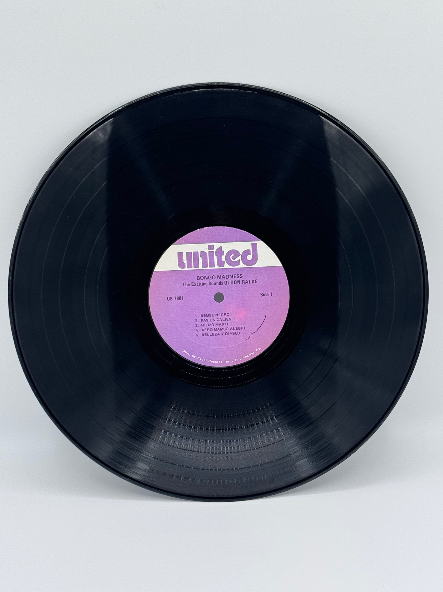 Bongo Madness Don Ralke 1957 Vintage Vinyl Record