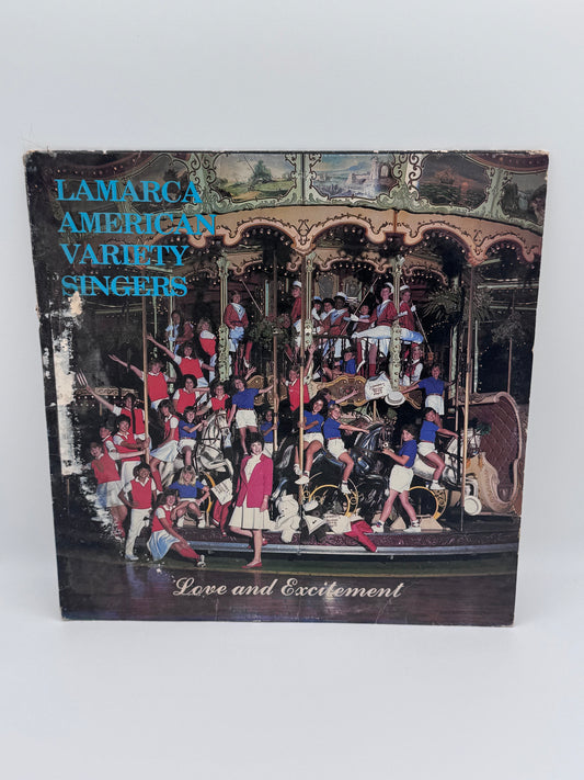 Lamarca American Variety Singers Love and Excitement 1979 Vintage Vinyl Record