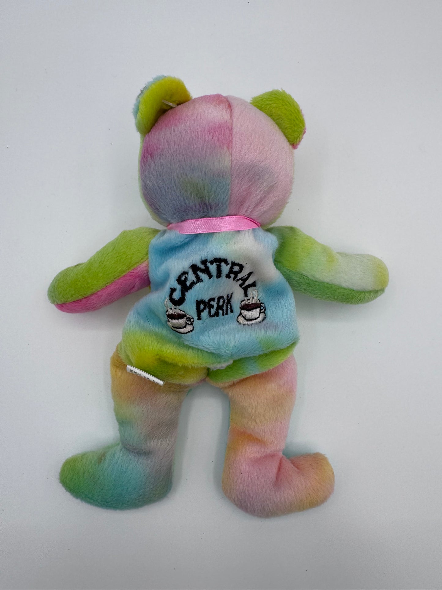 Friends TV Show Celebrity Tie Dye Bean Bear 2000