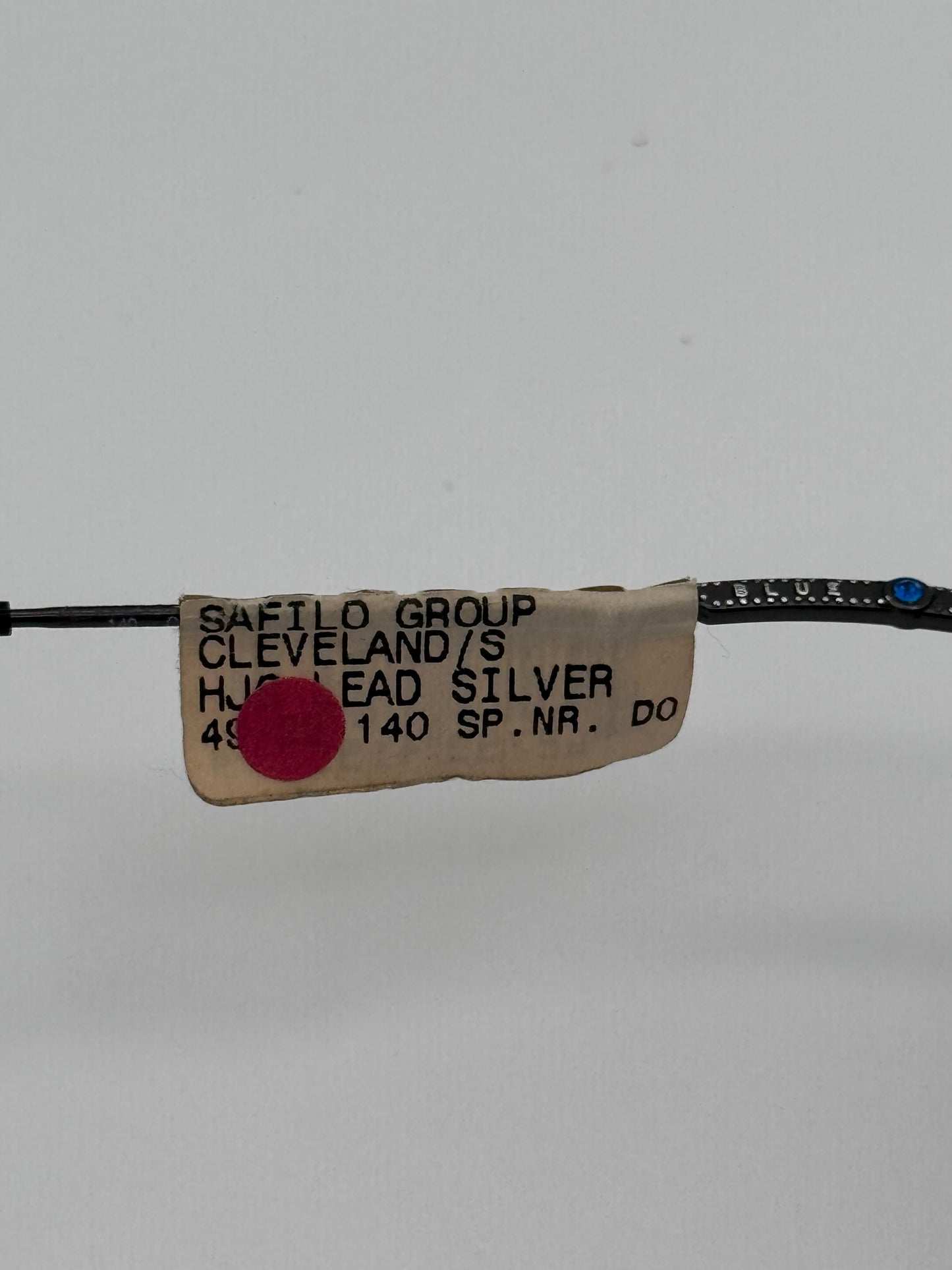 Blue Bay By Sifilo 90’s Silver Wire Made in Italy Vintage Sunglasses NOS Cleveland/S Lead Silver
