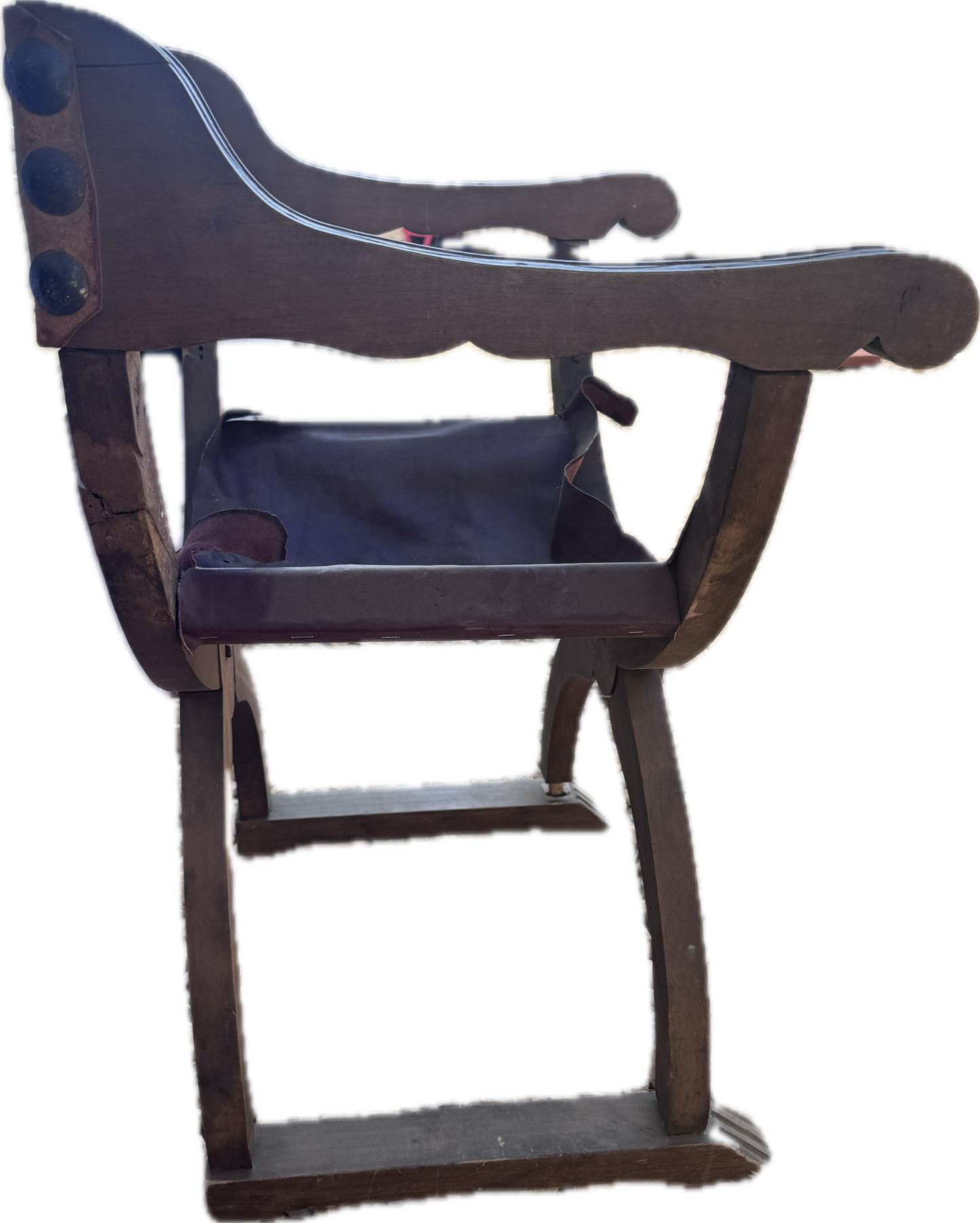 Savonarola Vintage Restorable Retired The Stewarts Dry Goods Co. Armchair