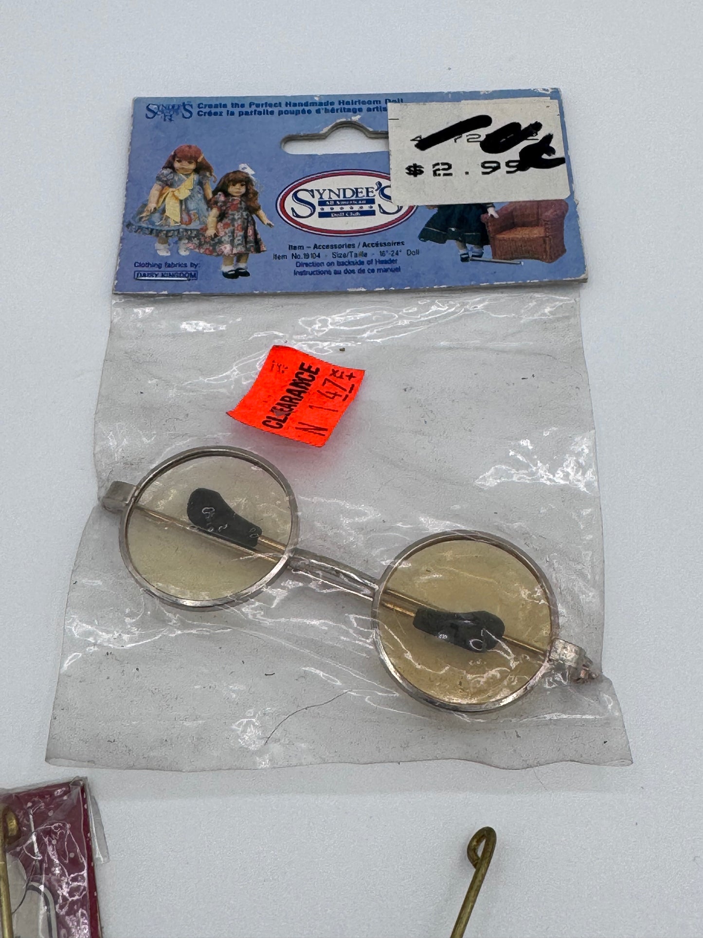 Set of 5 Various Size Doll Glasses Accessories for Doll Making