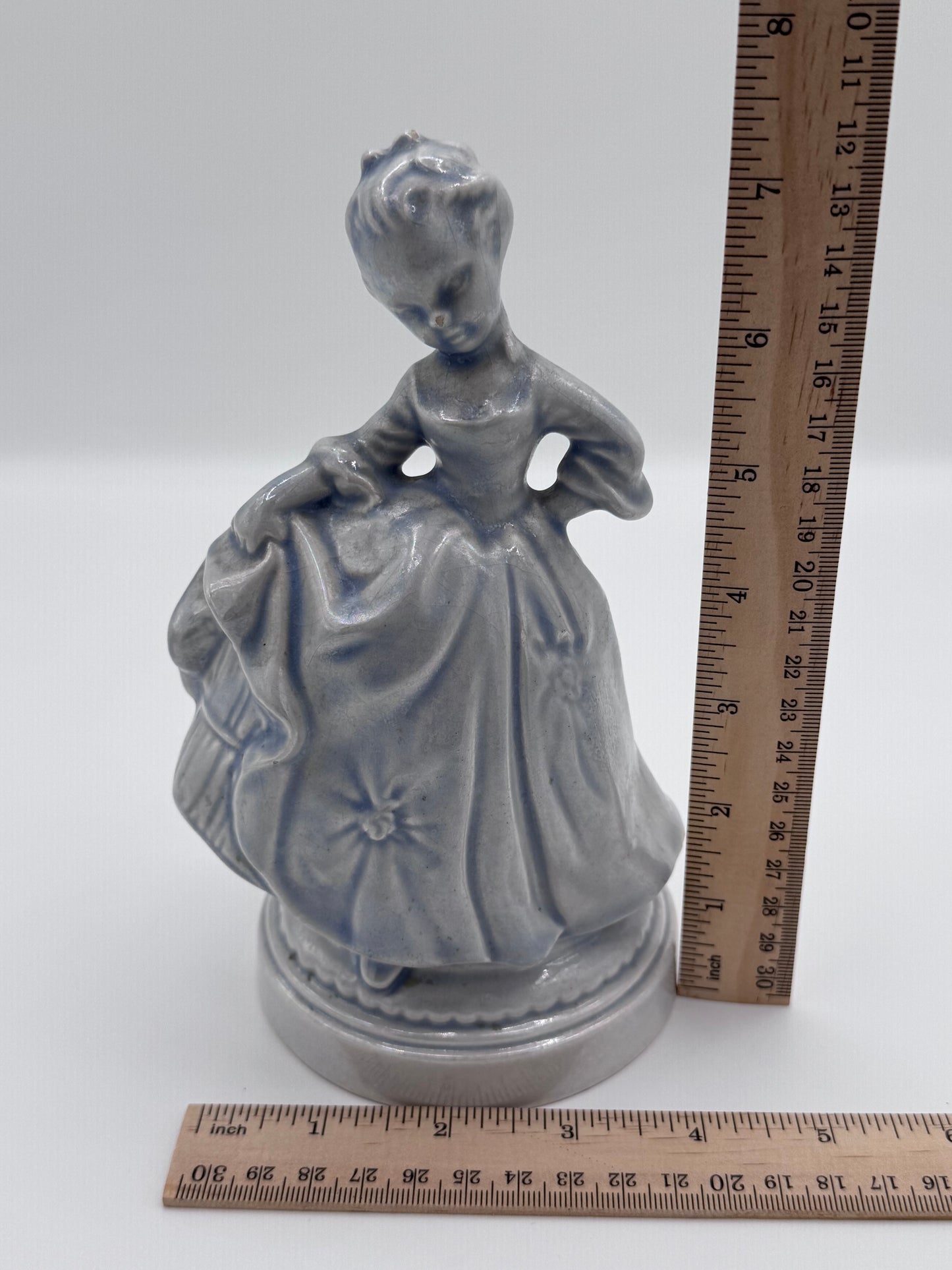 Holland Mold Vintage Victorian Woman Dancing Statue