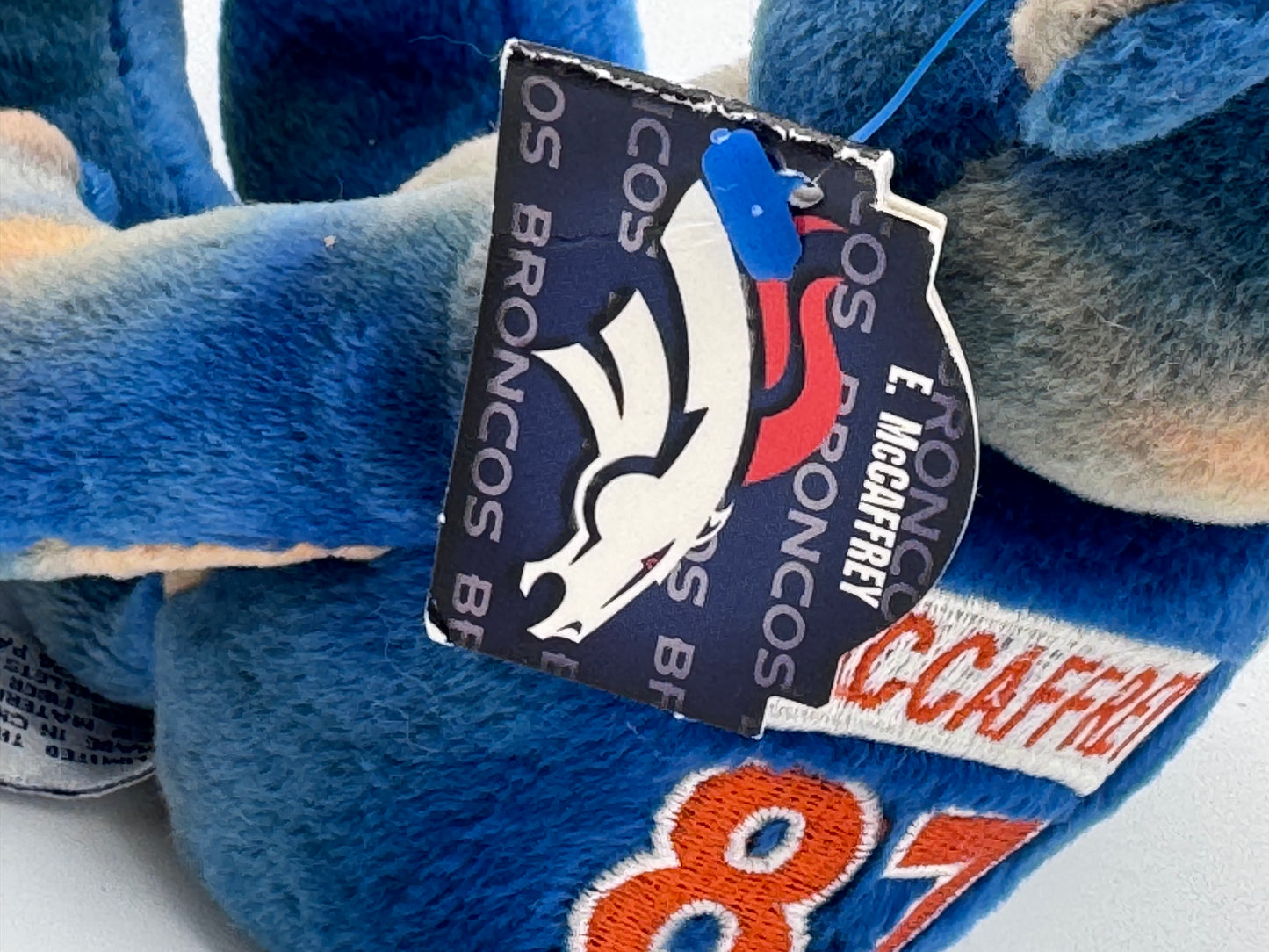 E. McCaffery 87 Limited Treasures Broncos Bean Bear