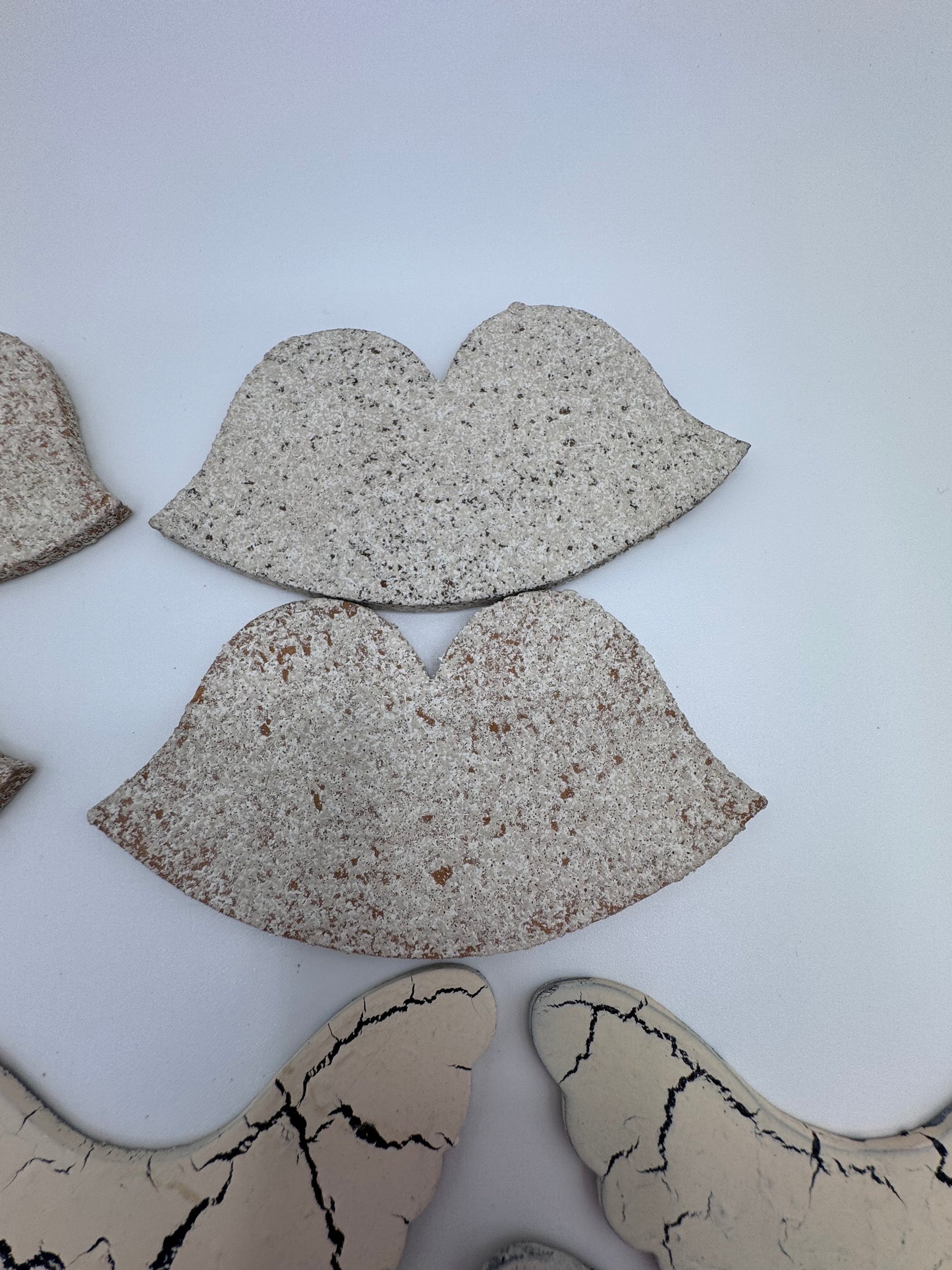 Set of 20 Handmade Wood Antique Finish Vintage Angel Wings