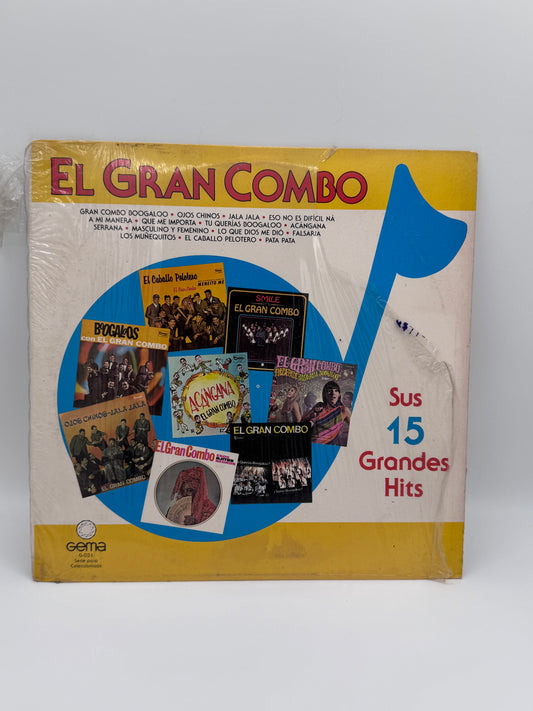 Sus 15 Grandes Hits El Gran Combo 1982 Vintage Vinyl Record