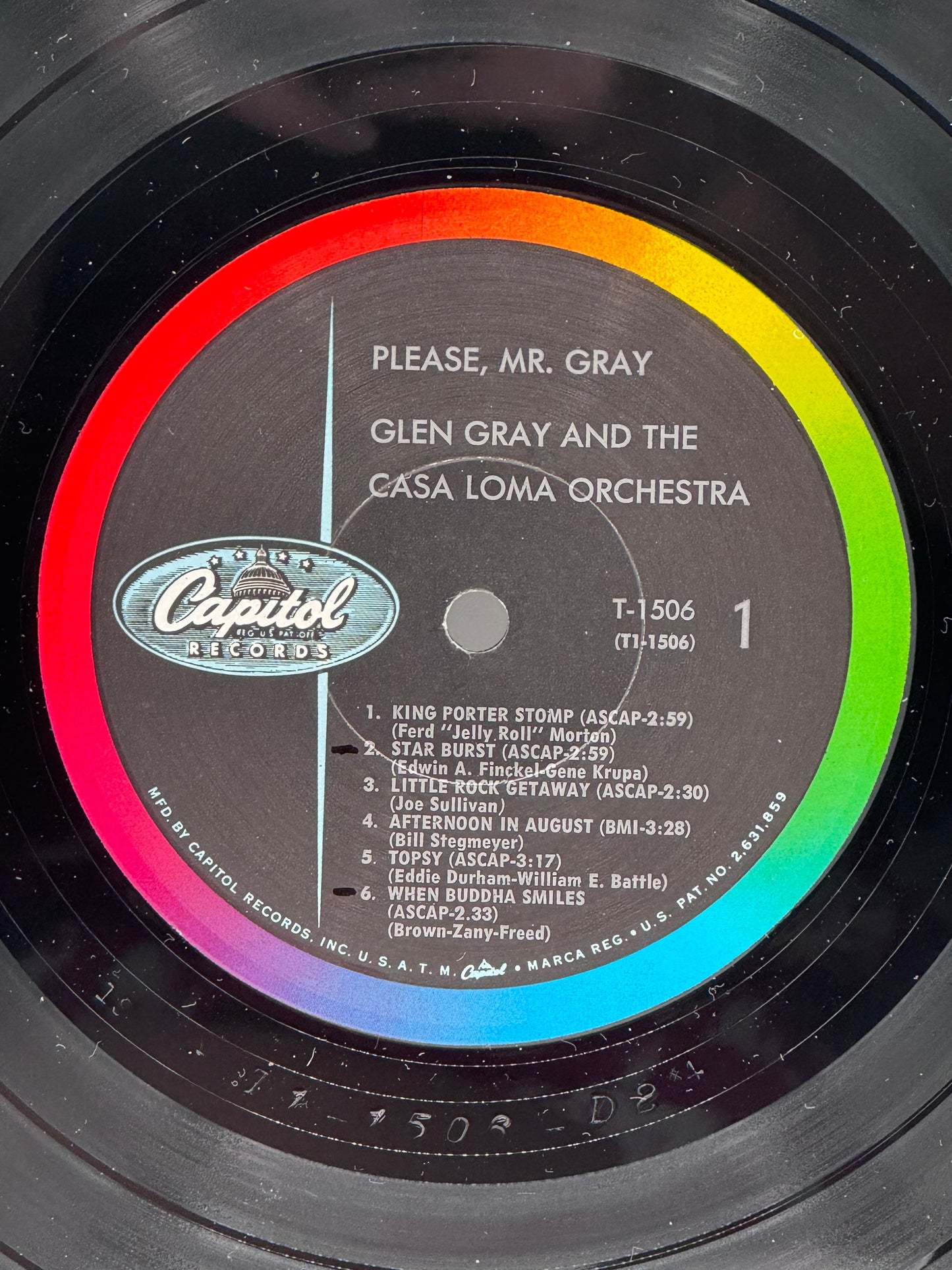 Please, Mr. Gray… More Sounds of the Ground Bands Glen Gray And The Casa Loma Orchestra Vintage 1961 Vinyl Record