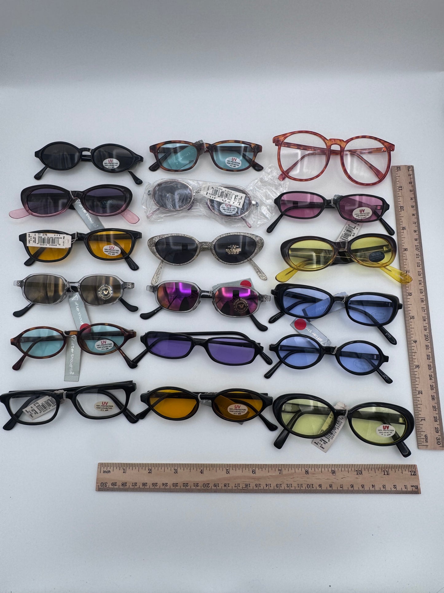 Fashion Sunglasses Eyewear Plastic Frame Set of 18 Mixed Assorted Styles and Colors Lot 7