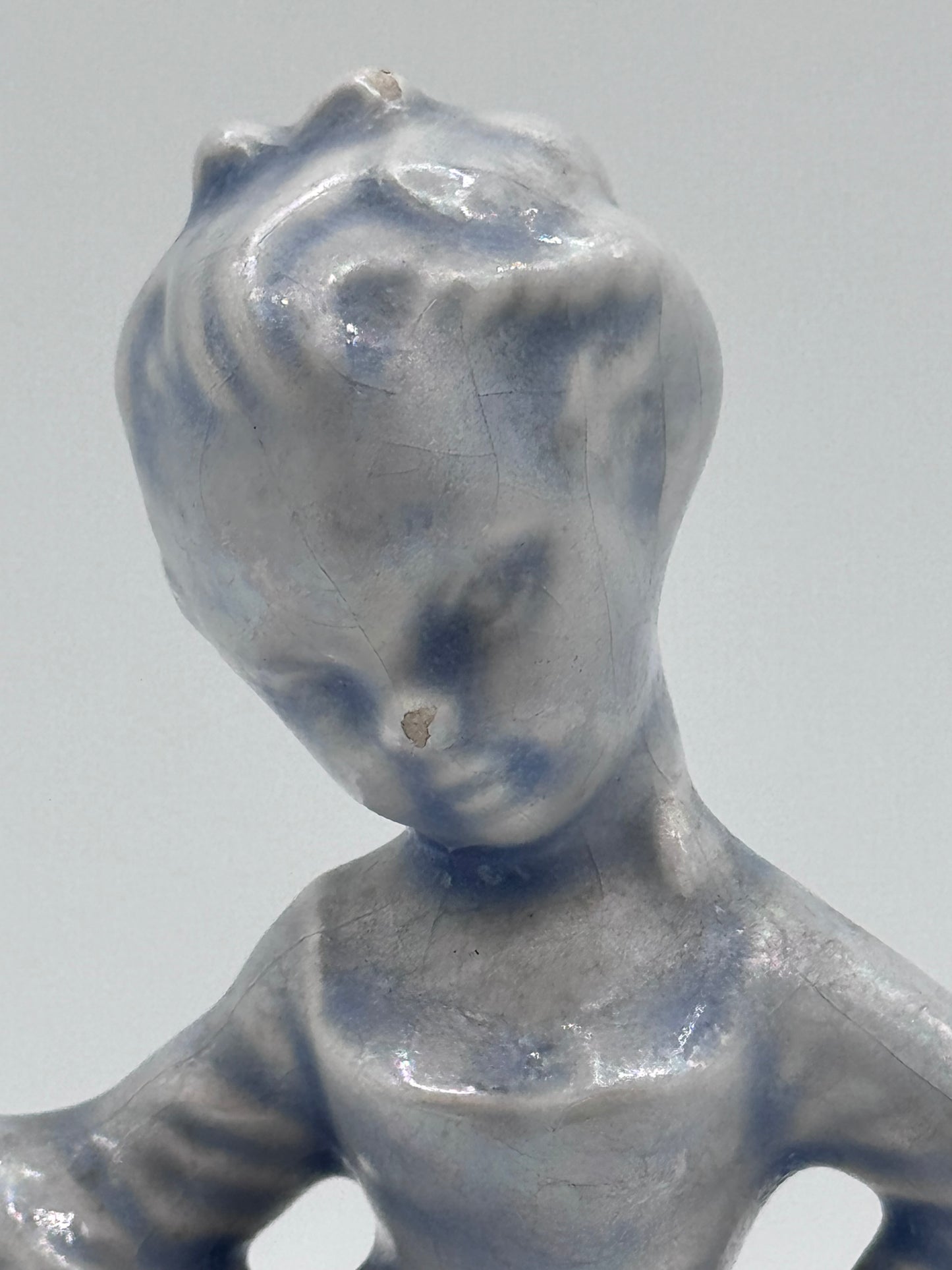 Holland Mold Vintage Victorian Woman Dancing Statue