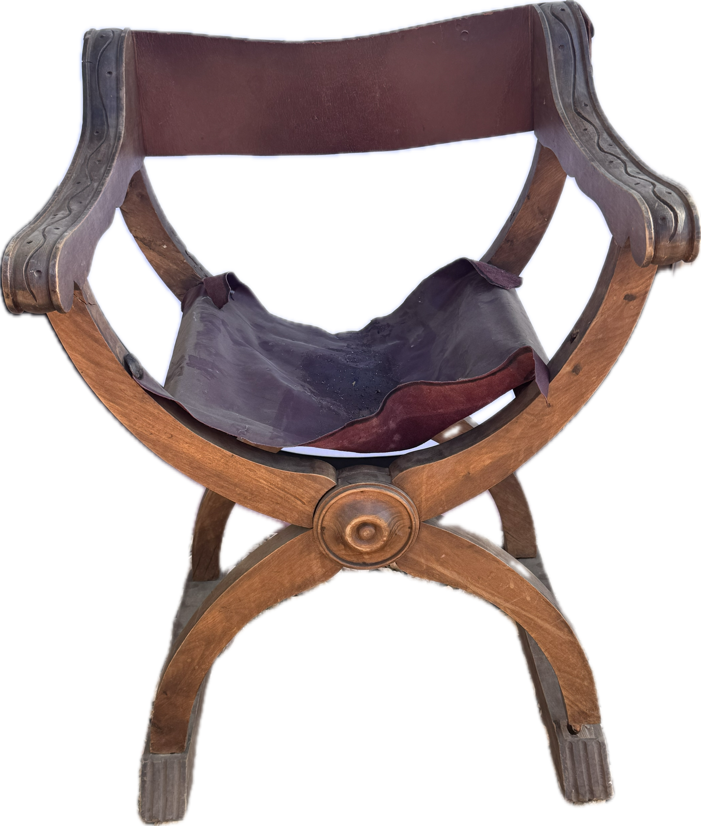 Savonarola Vintage Restorable Retired The Stewarts Dry Goods Co. Armchair