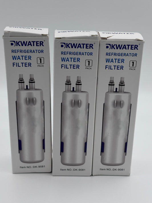 DKWater Refrigerator Water Filters DK-9081 Set of 3