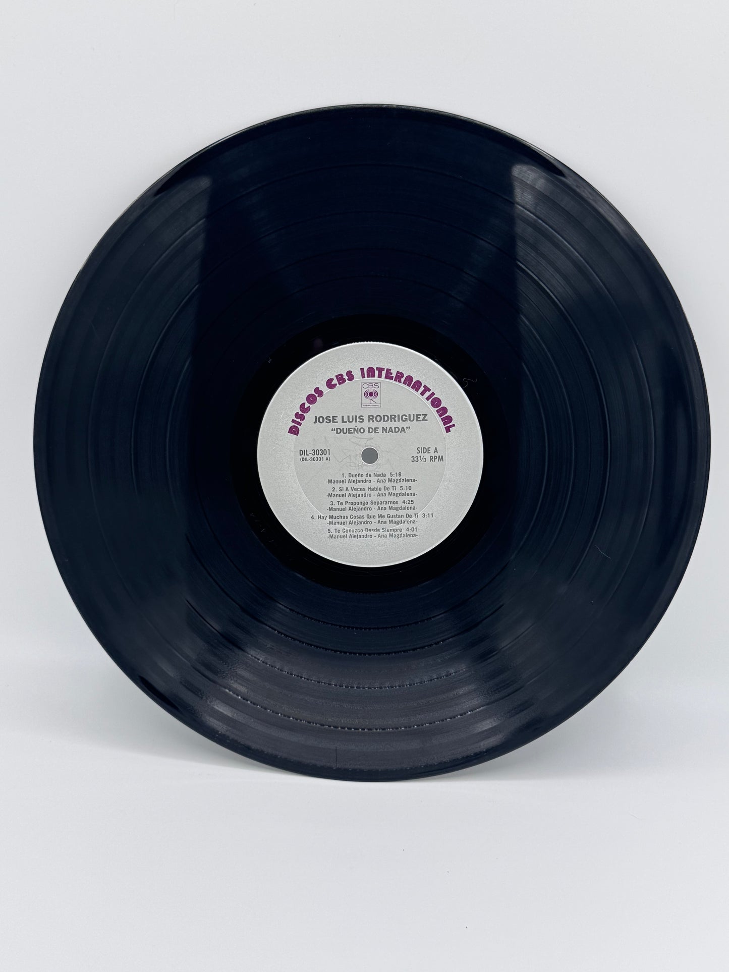 Dueno de Nada Jose Luis Rodriguez 1982 Vintage Vinyl Record