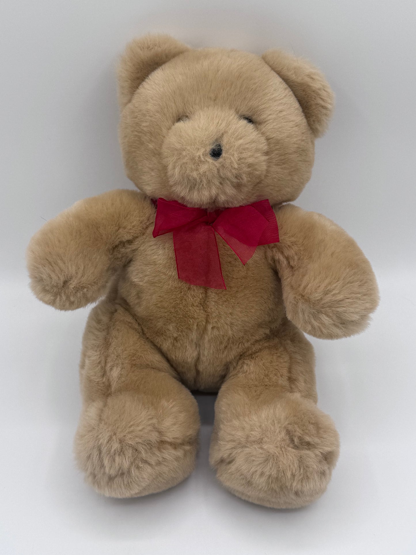 Brown Teddy Bear Red Bow 2004 Michaels