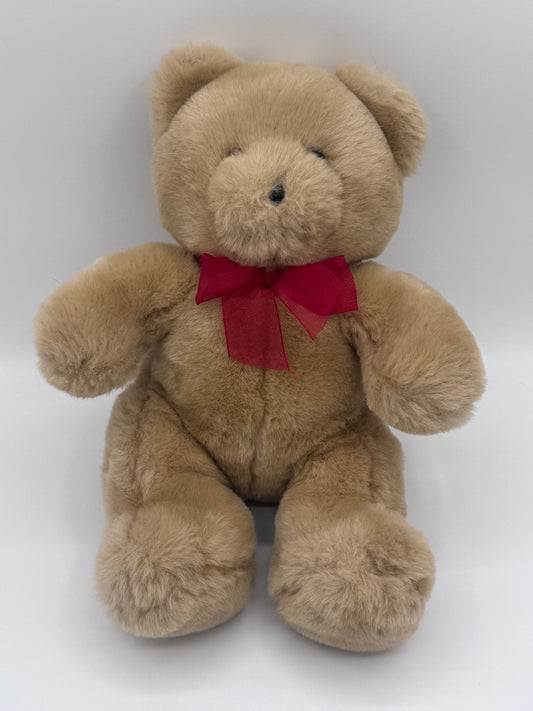 Brown Teddy Bear Red Bow 2004 Michaels