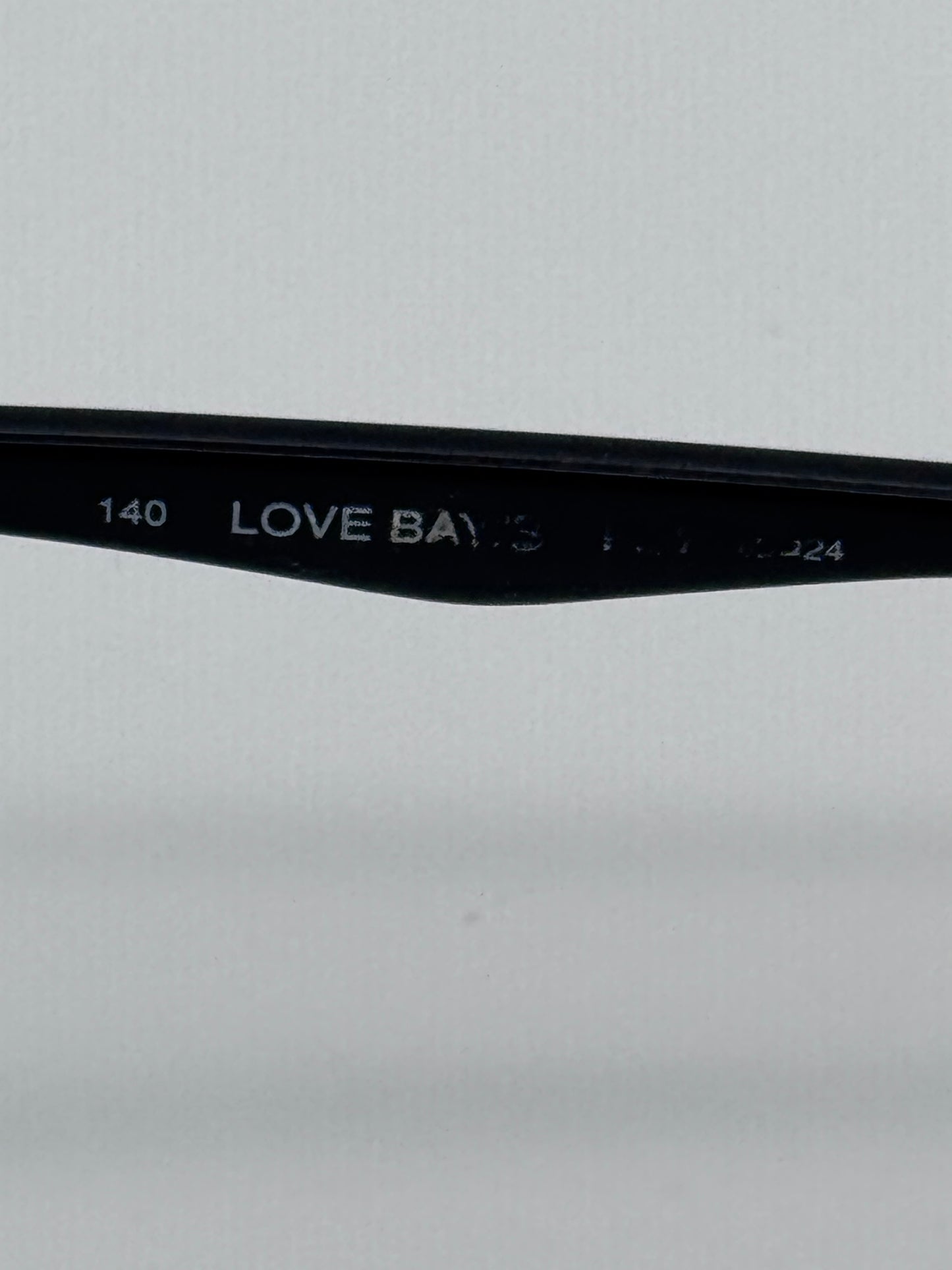 Blue Bay By Sifilo 90’s Black and Gold Wire Made in Italy Vintage Sunglasses NOS Love Bay/s