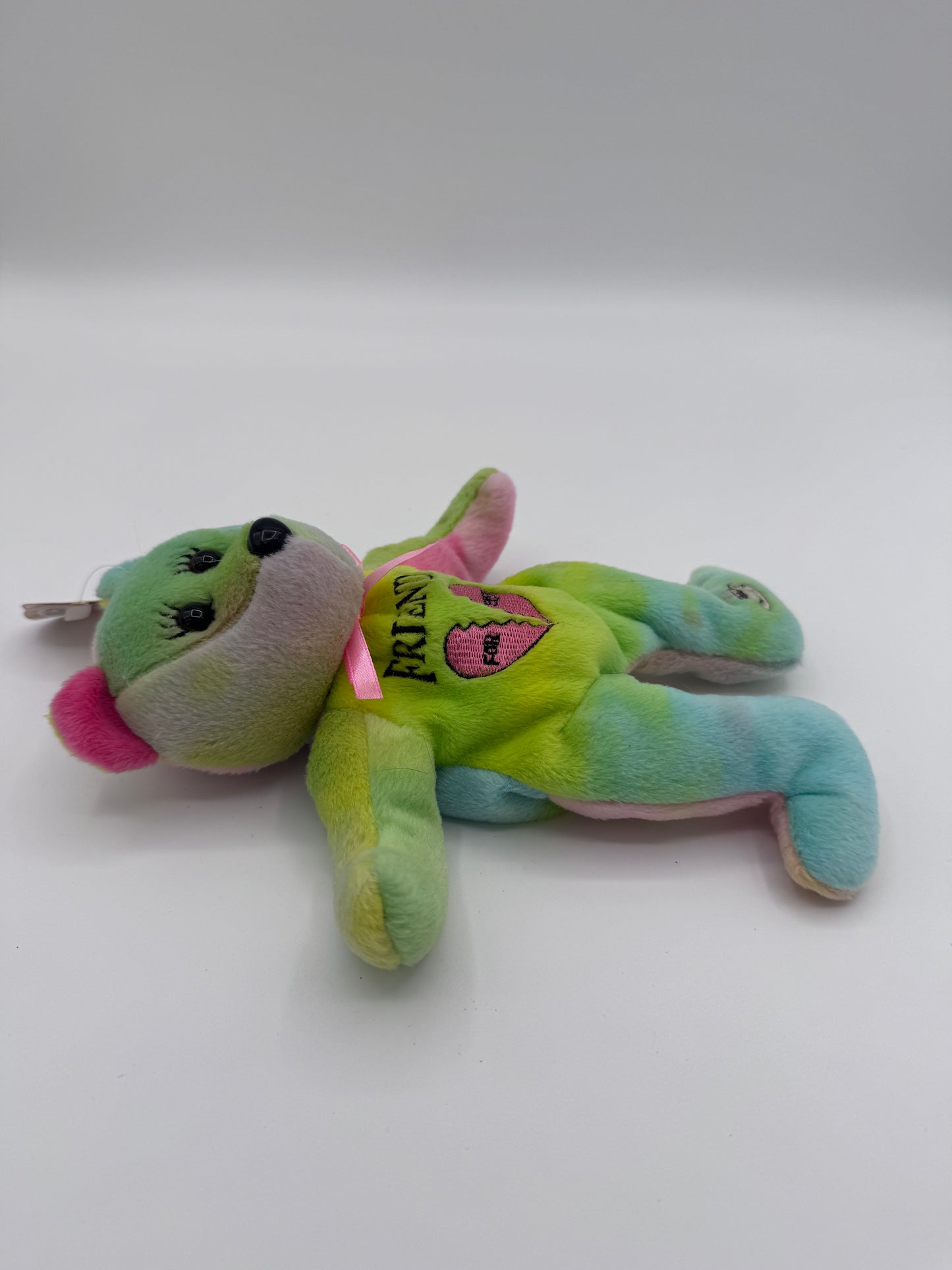 Friends TV Show Celebrity Tie Dye Bean Bear 2000