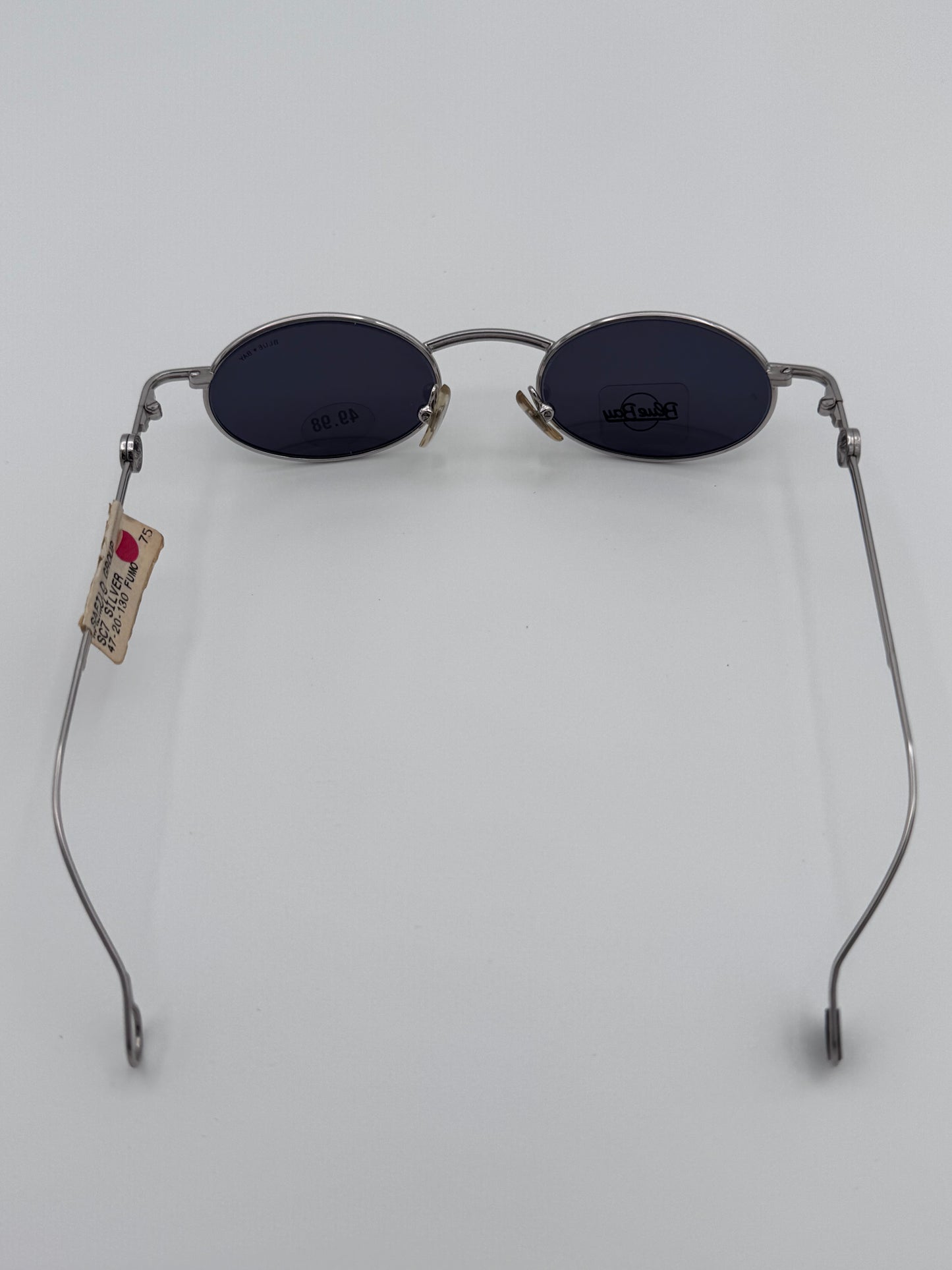 Blue Bay By Sifilo 90’s Silver Wire Made in Italy Vintage Sunglasses NOS Malmo/S
