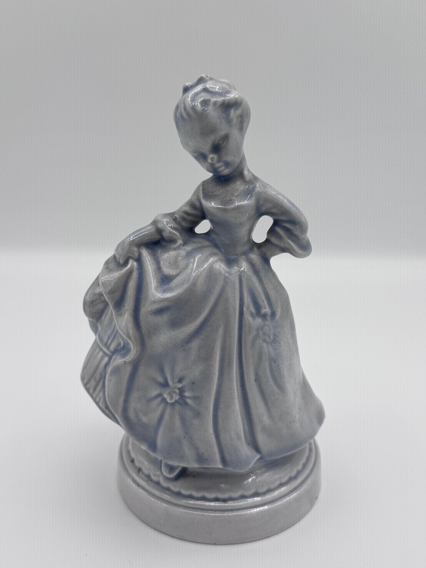Holland Mold Vintage Victorian Woman Dancing Statue